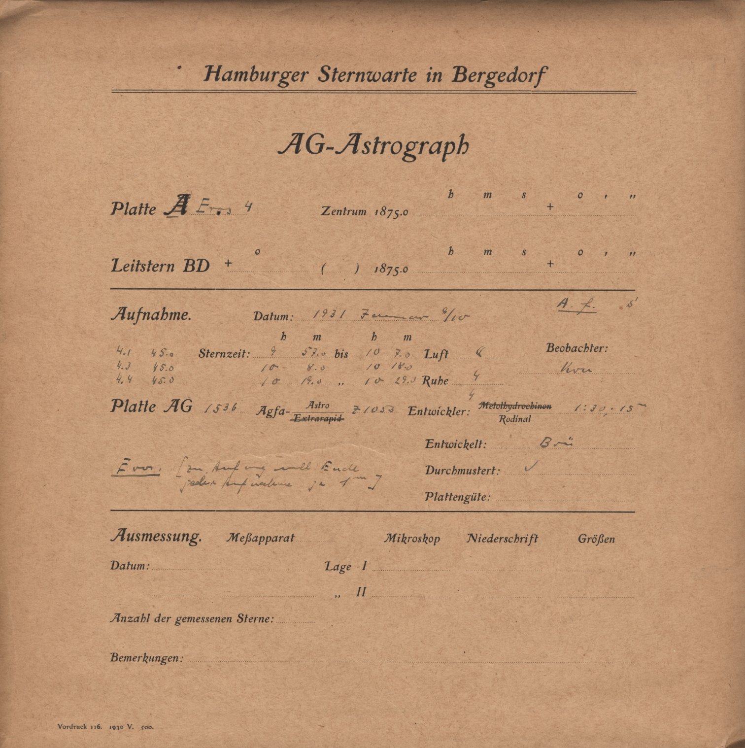 Plattenhuelle AG01536