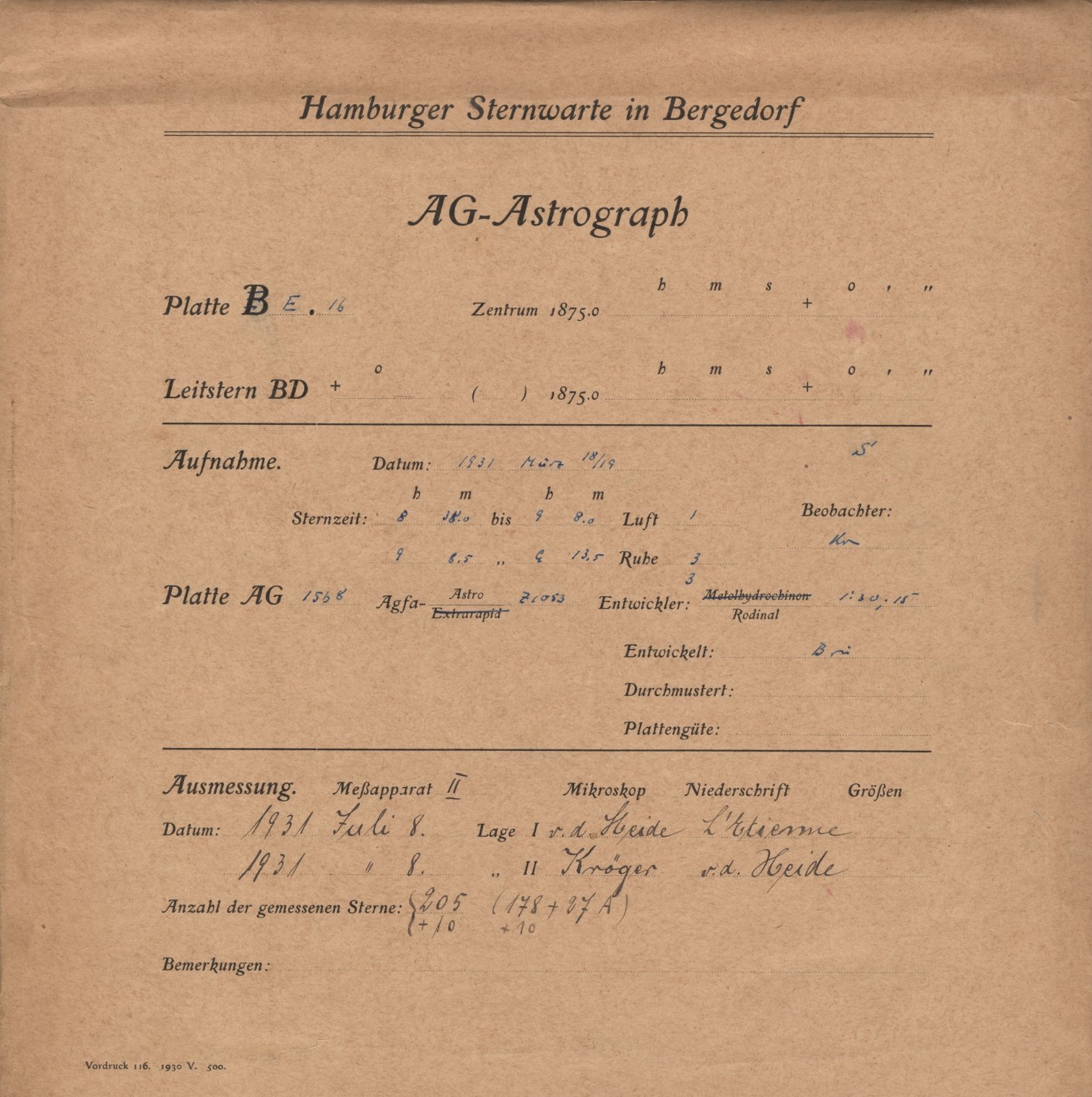 Plattenhuelle AG01568