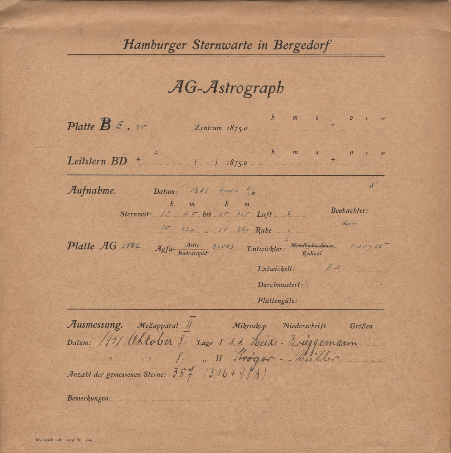 Plattenhuelle AG01582