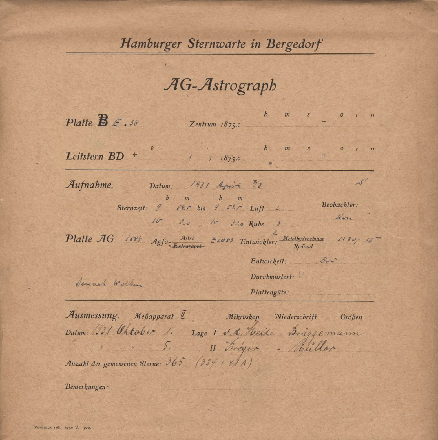 Plattenhuelle AG01584
