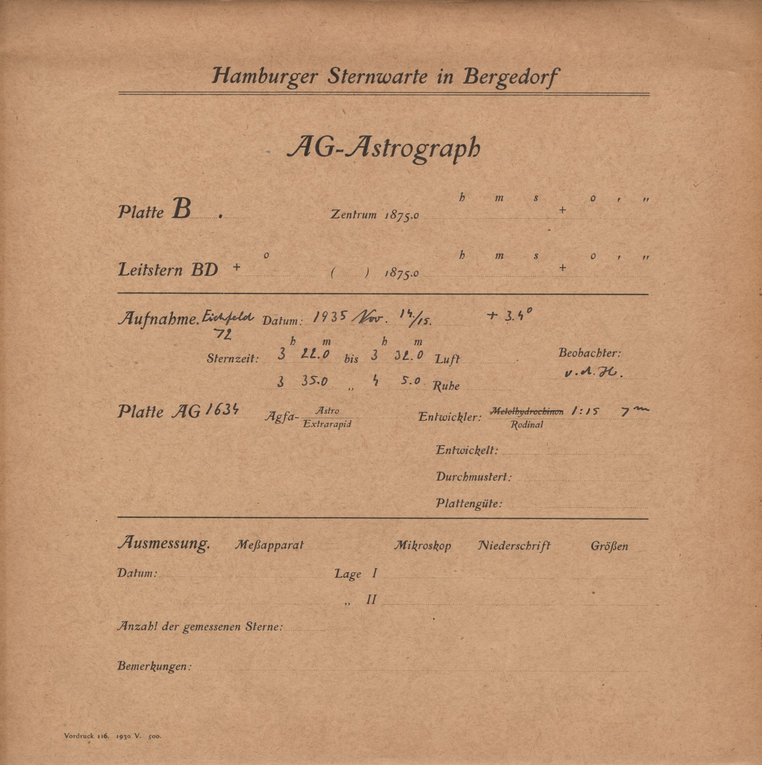 Plattenhuelle AG01634
