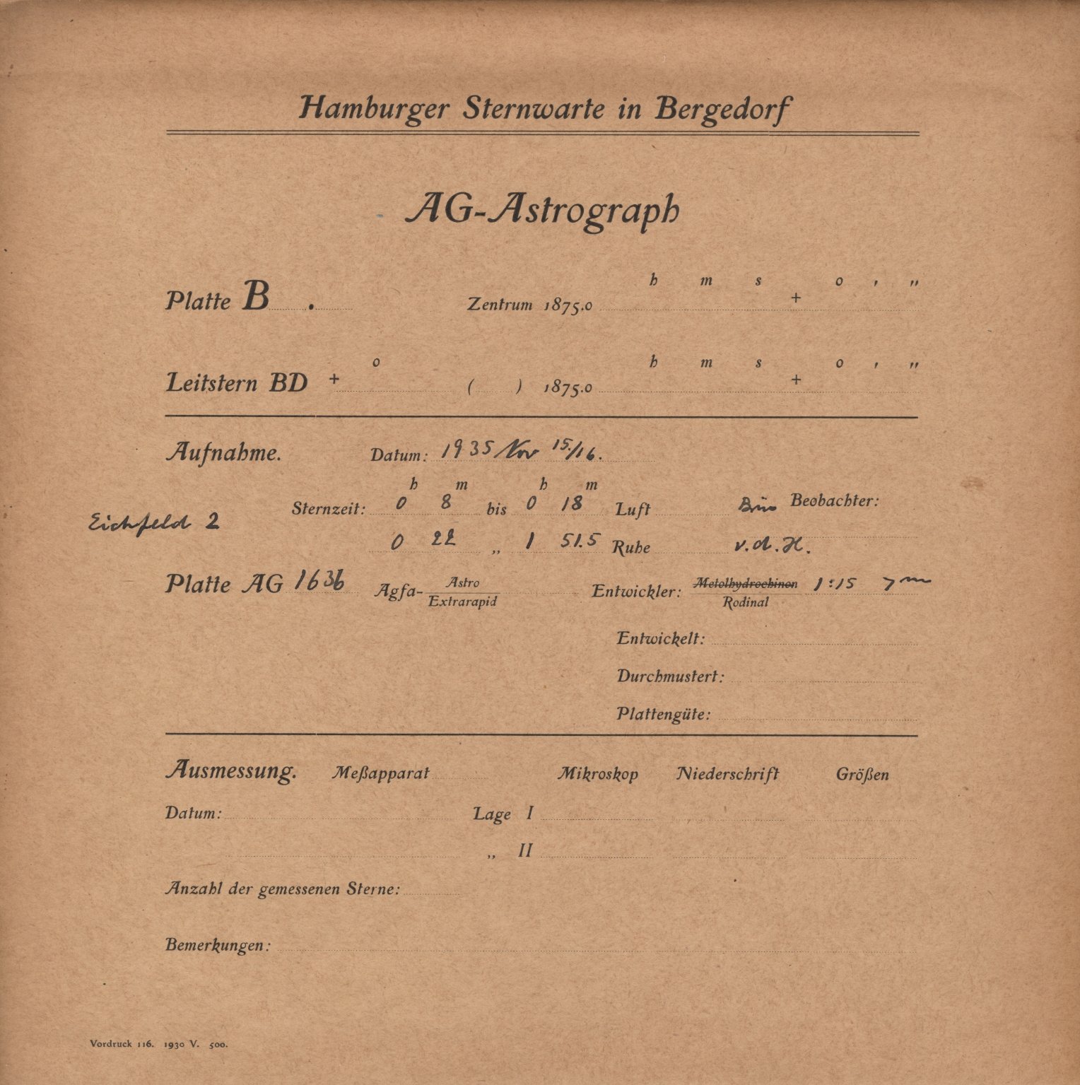 Plattenhuelle AG01636