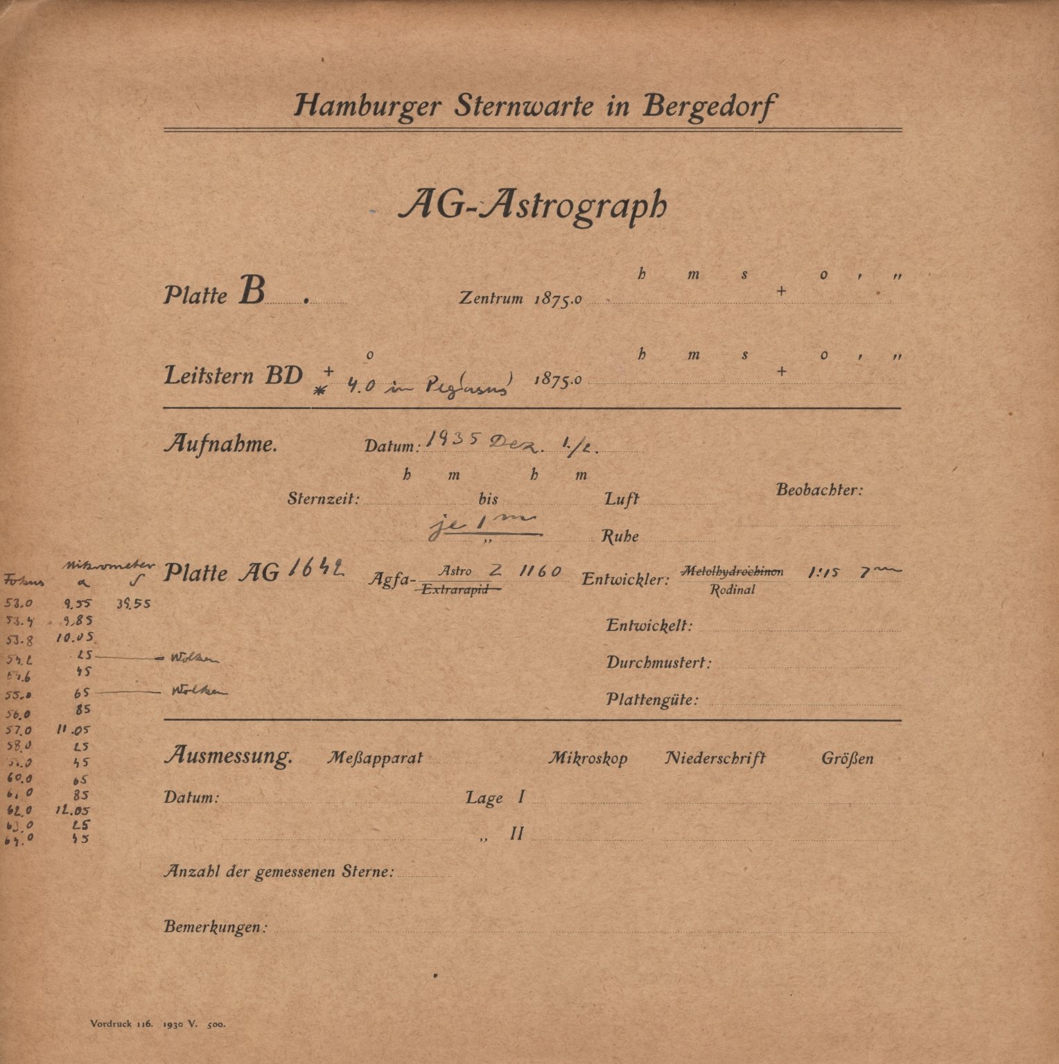 Plattenhuelle AG01642