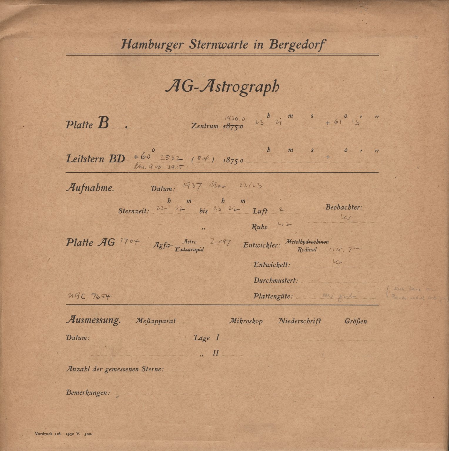Plattenhuelle AG01704