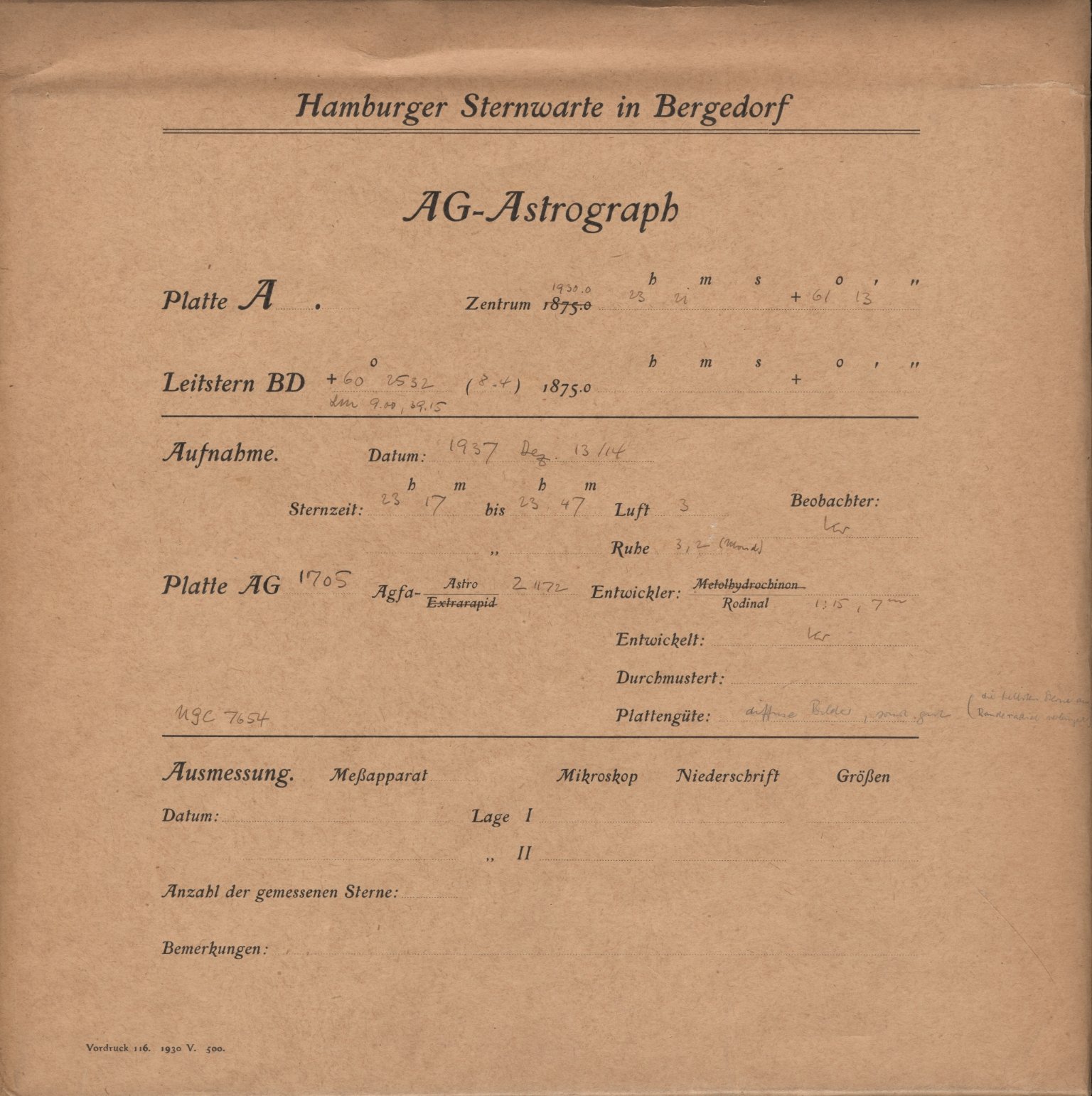 Plattenhuelle AG01705