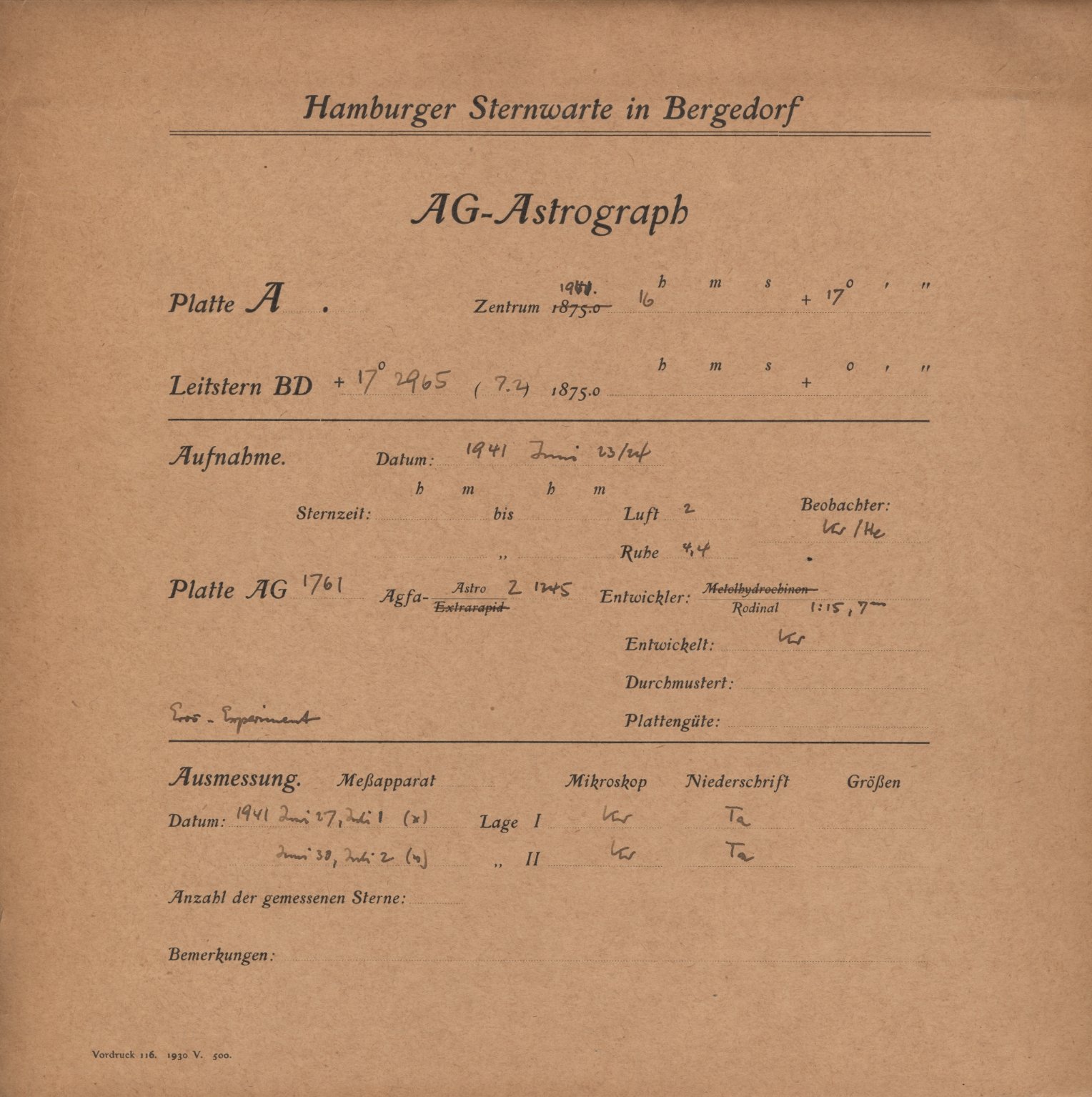 Plattenhuelle AG01761