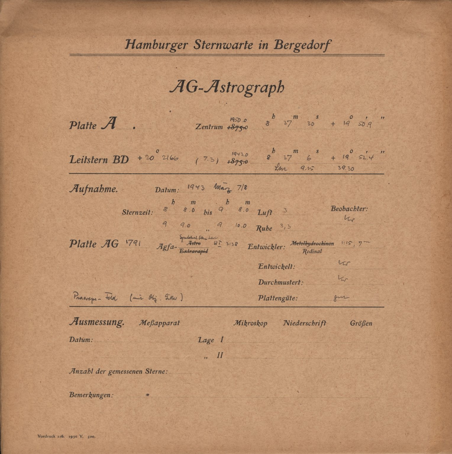 Plattenhuelle AG01791