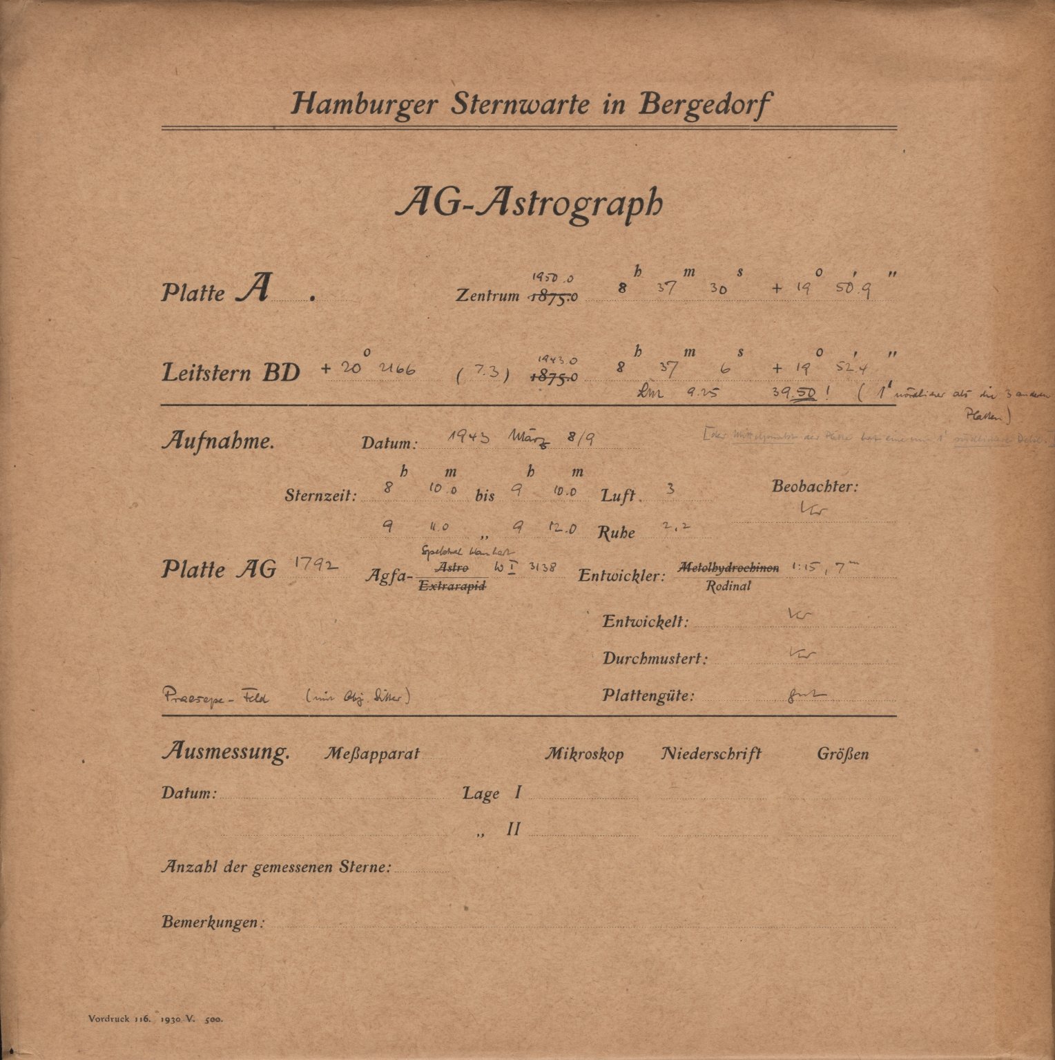 Plattenhuelle AG01792