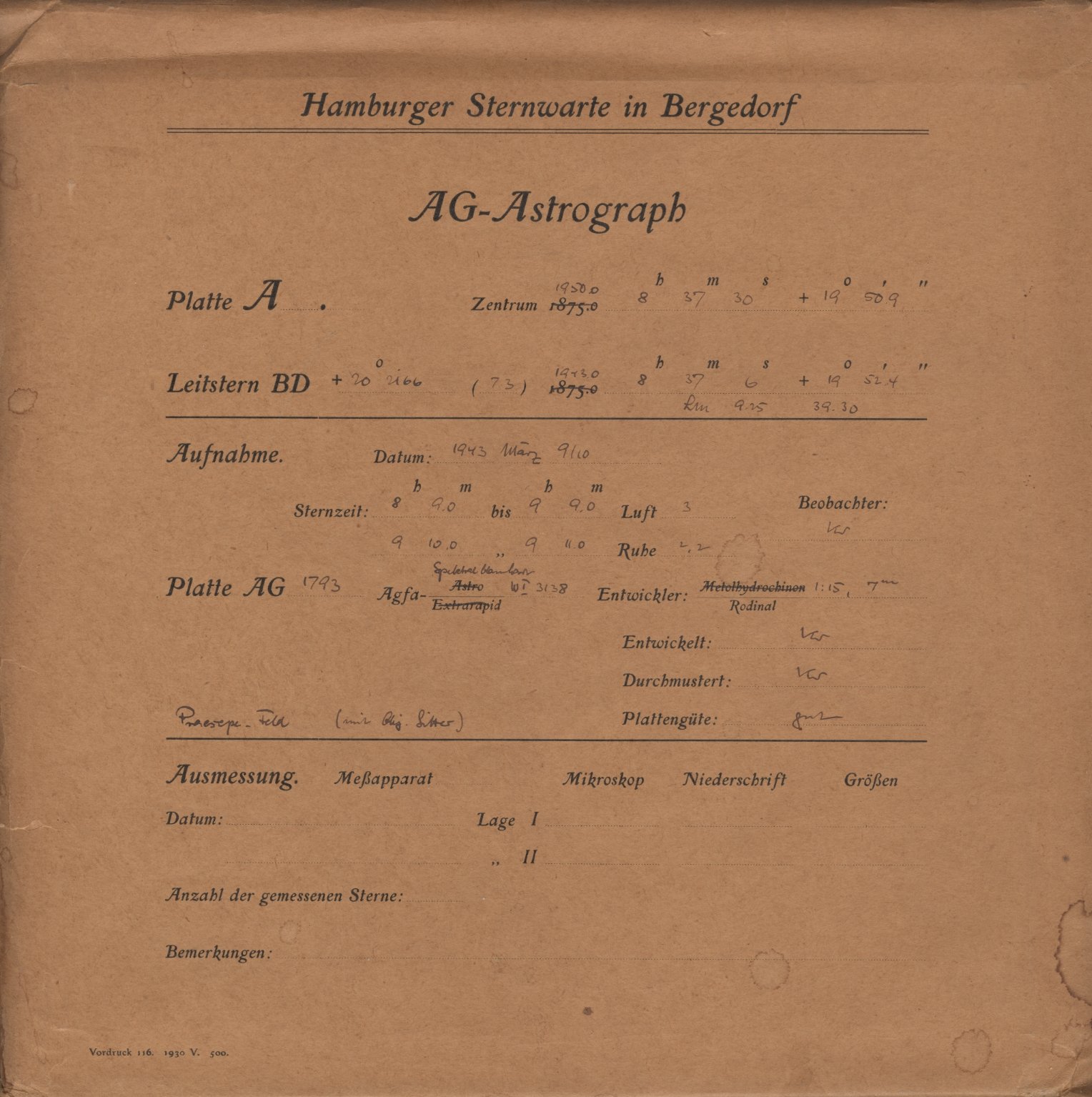 Plattenhuelle AG01793