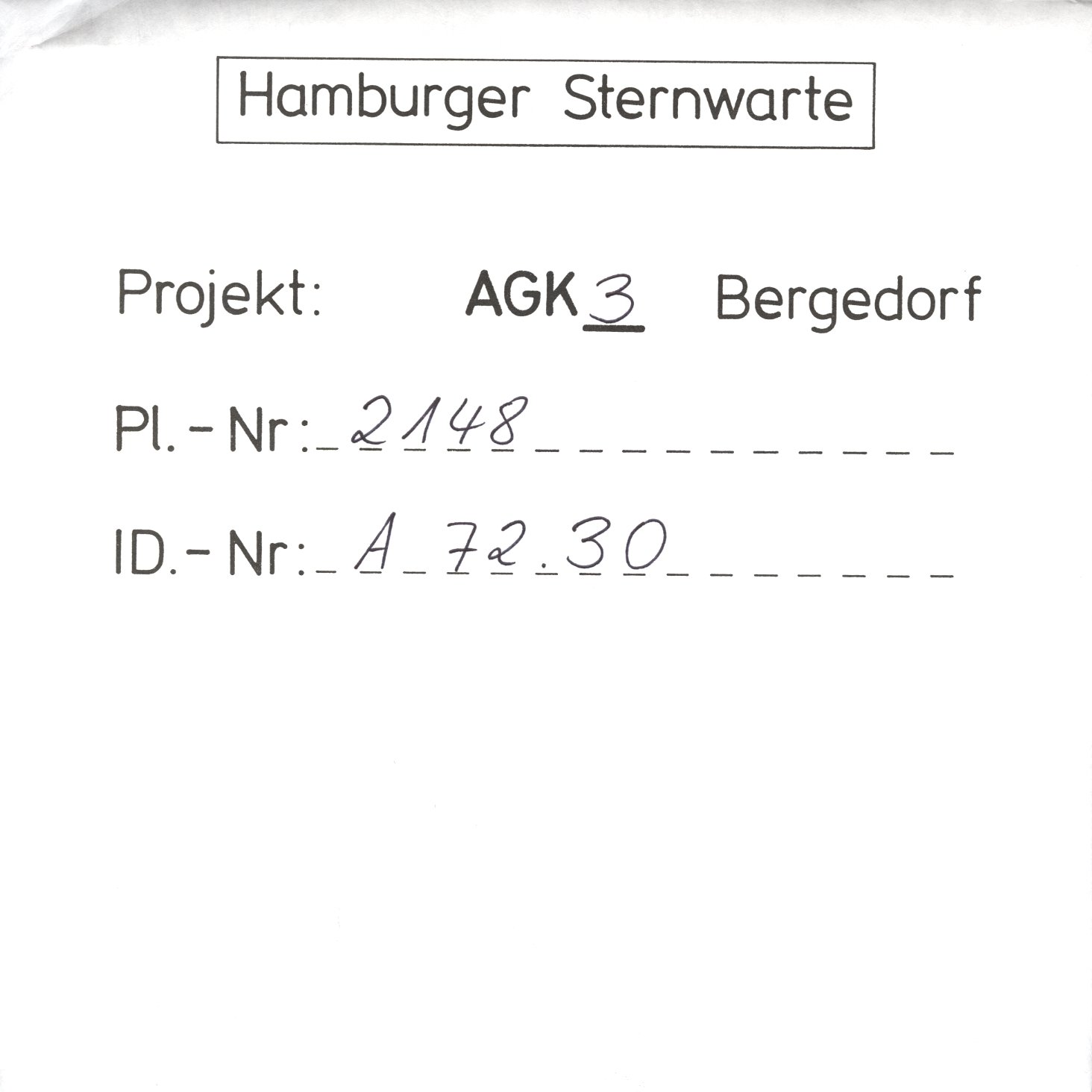 Plattenhuelle AG02148