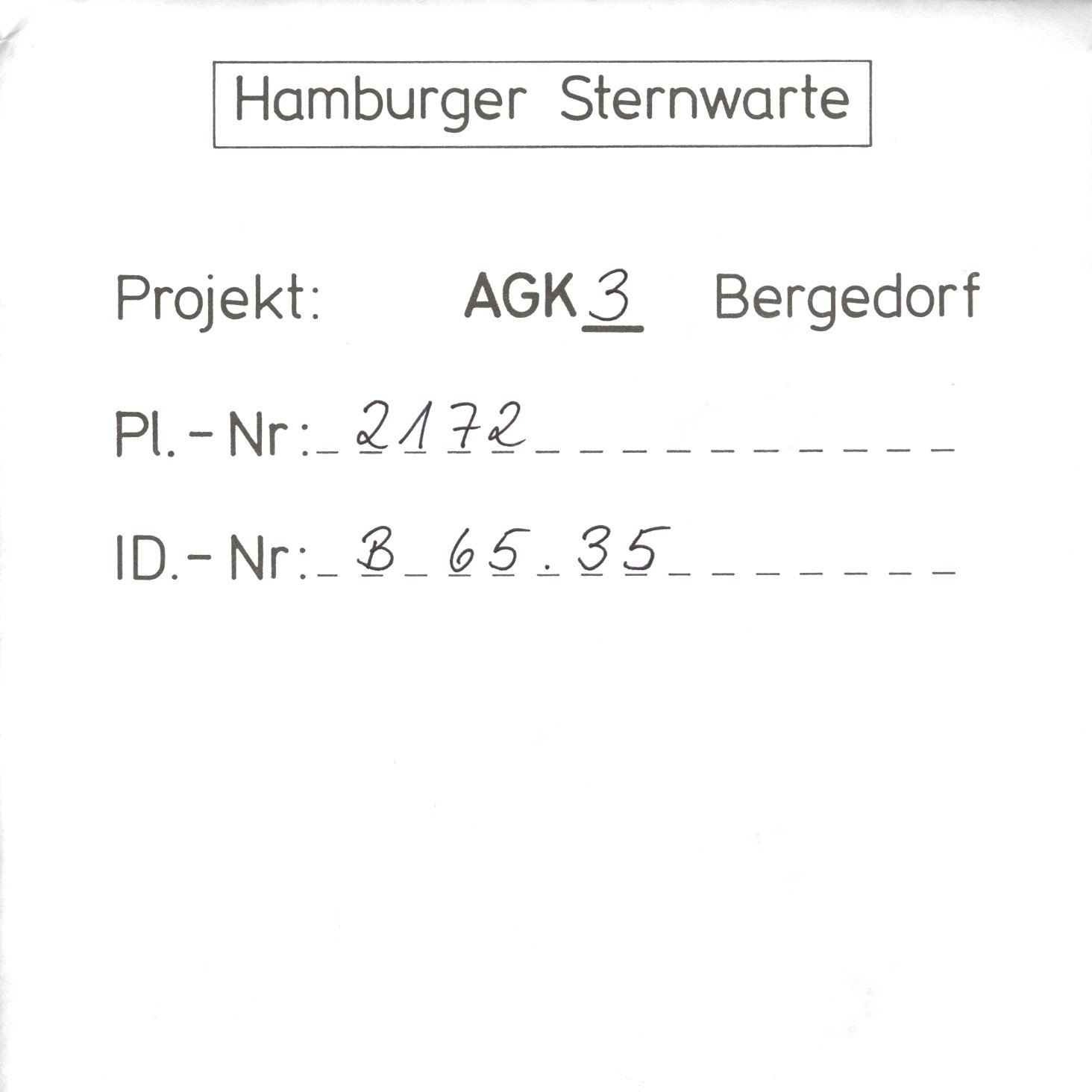 Plattenhuelle AG02172