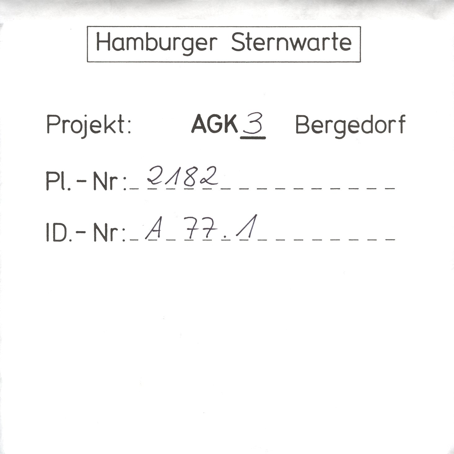 Plattenhuelle AG02182