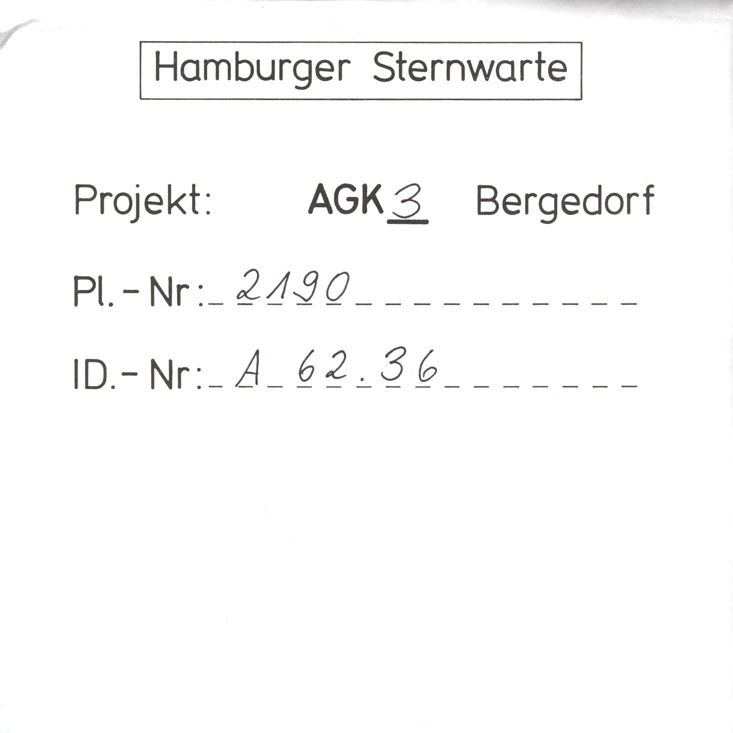 Plattenhuelle AG02190