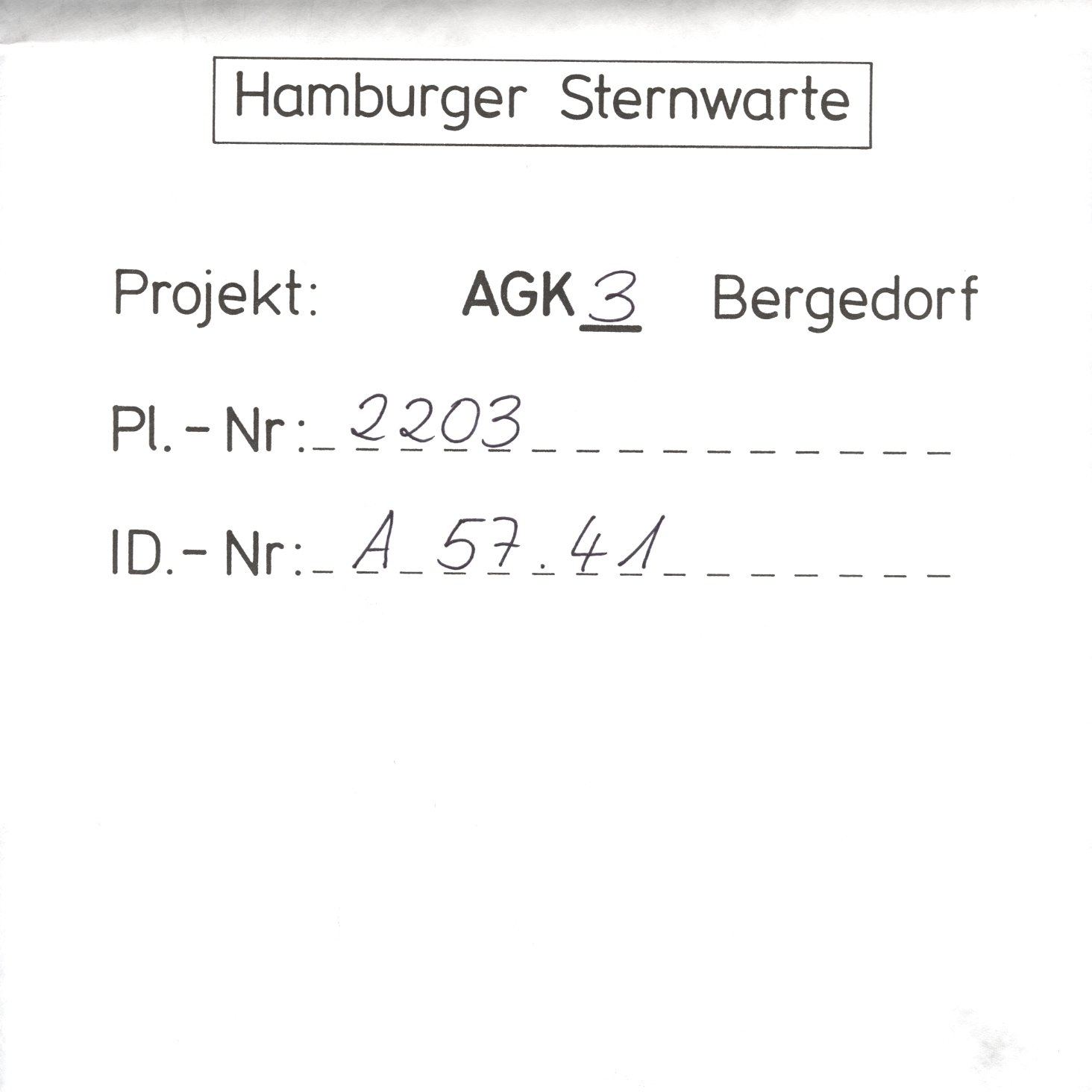 Plattenhuelle AG02203