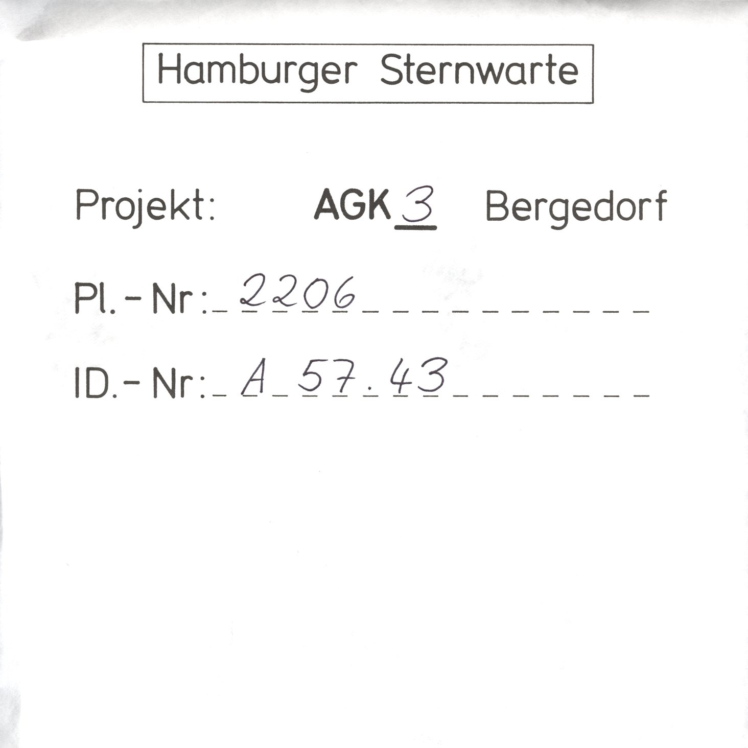Plattenhuelle AG02206