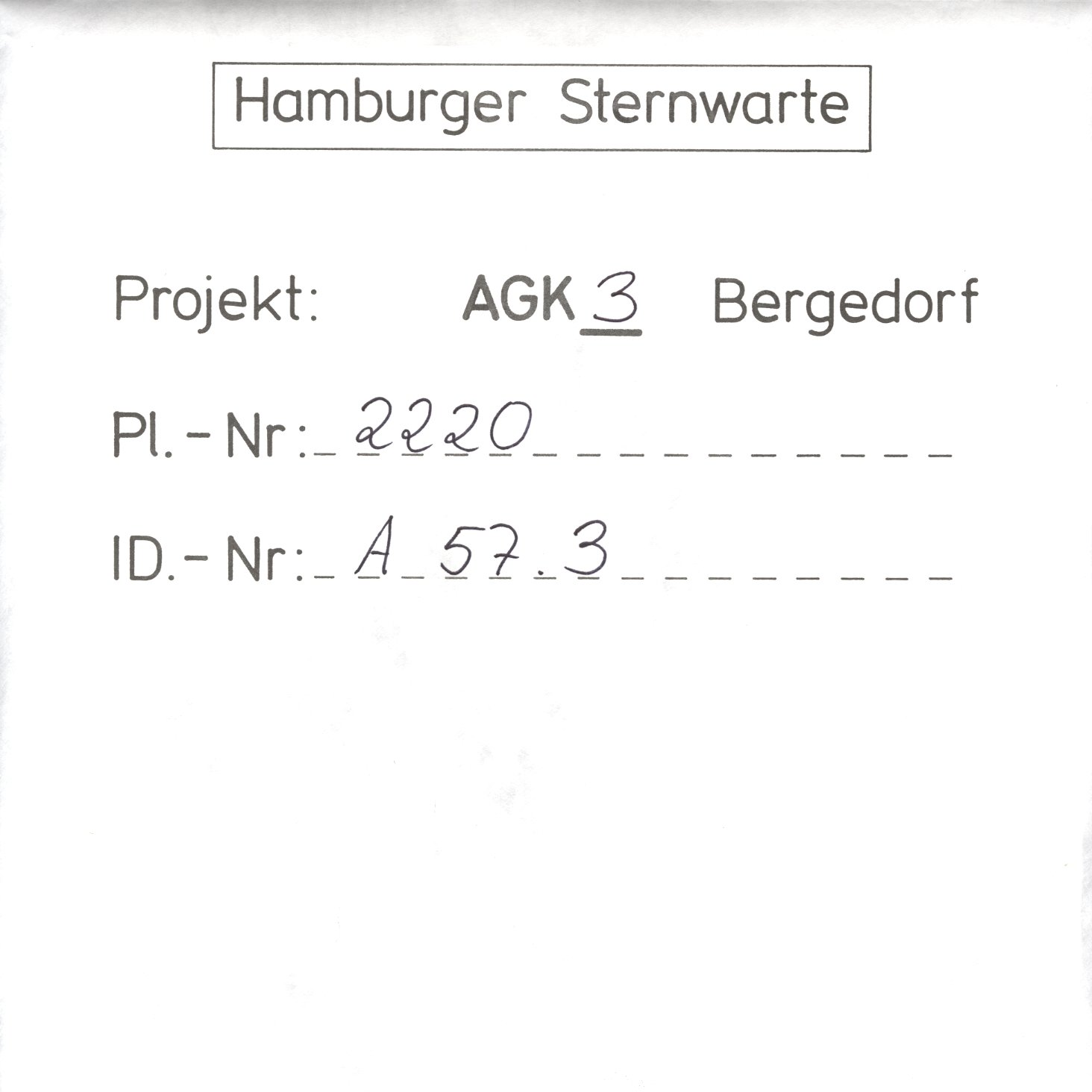 Plattenhuelle AG02220