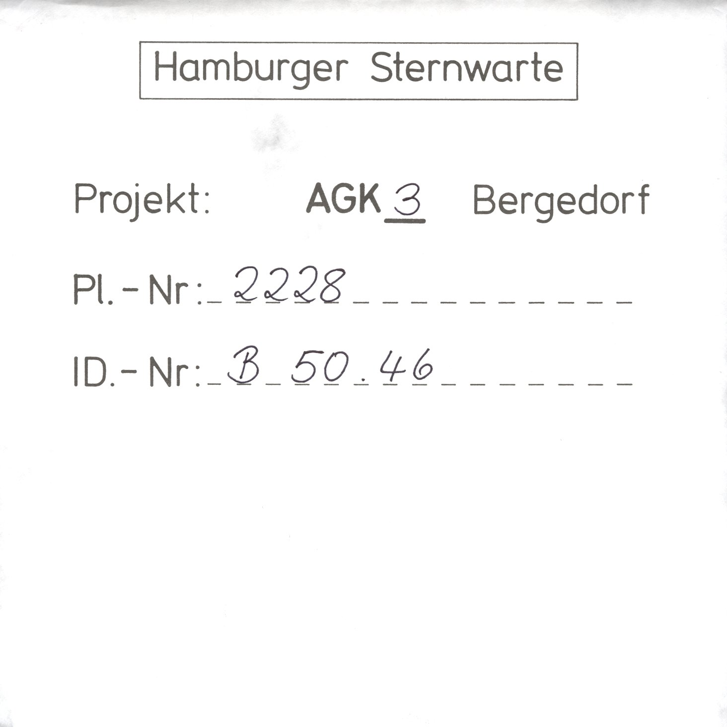 Plattenhuelle AG02228
