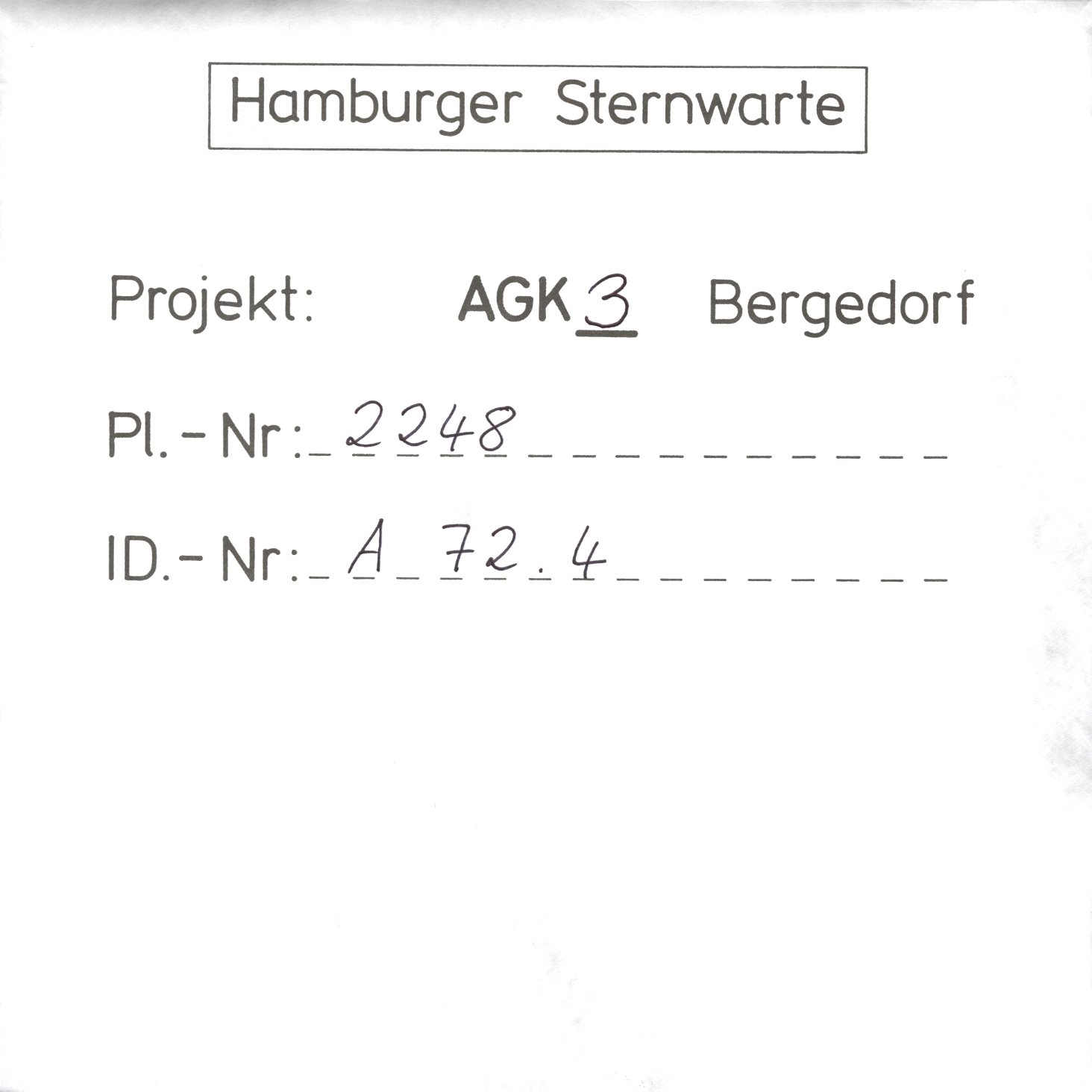Plattenhuelle AG02248