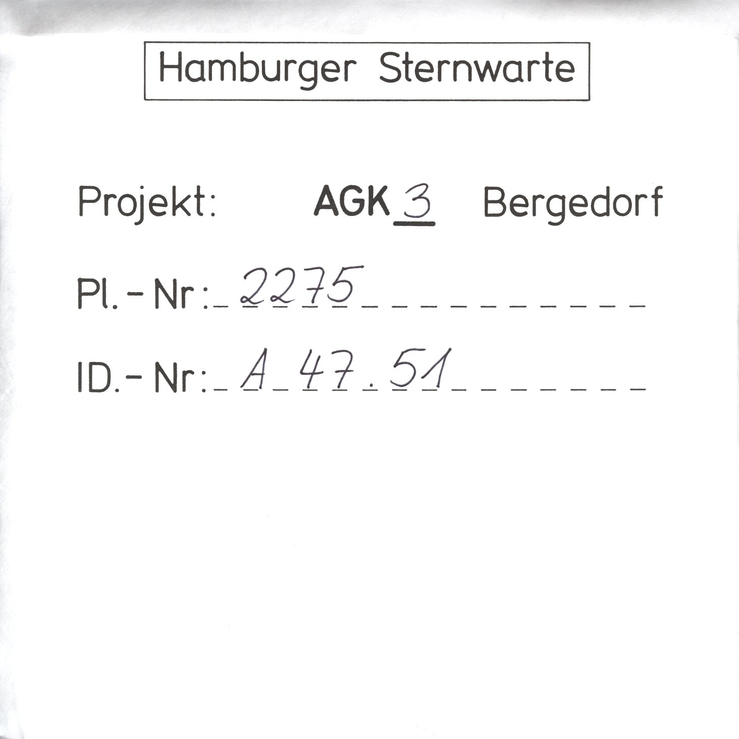 Plattenhuelle AG02275