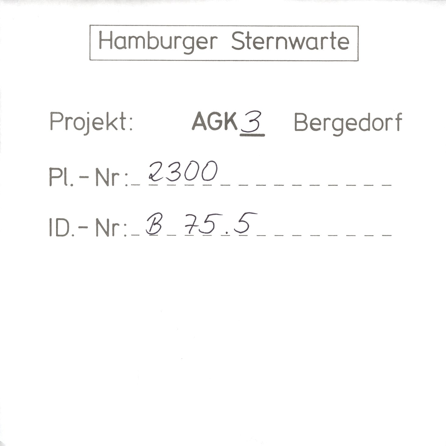 Plattenhuelle AG02300