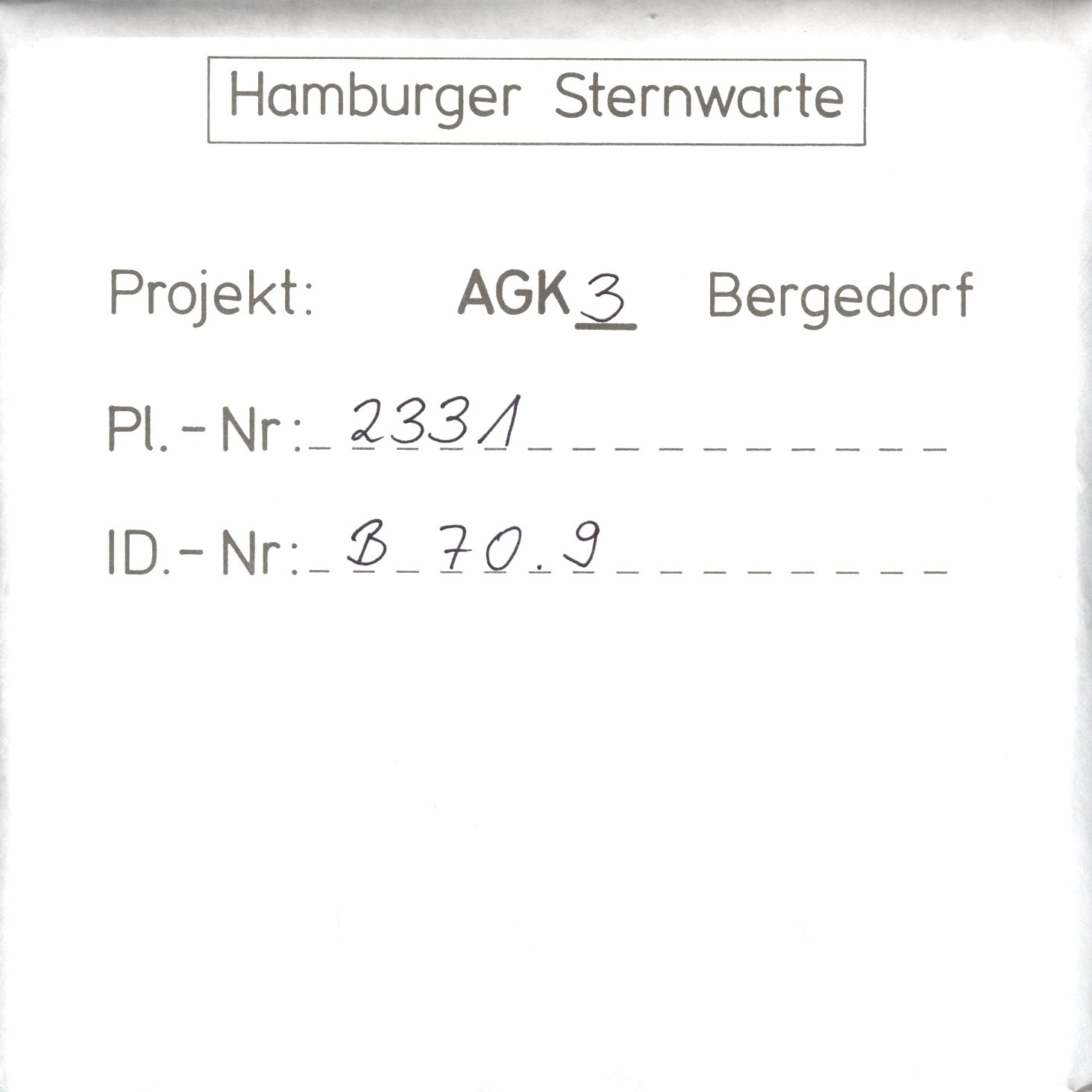 Plattenhuelle AG02331