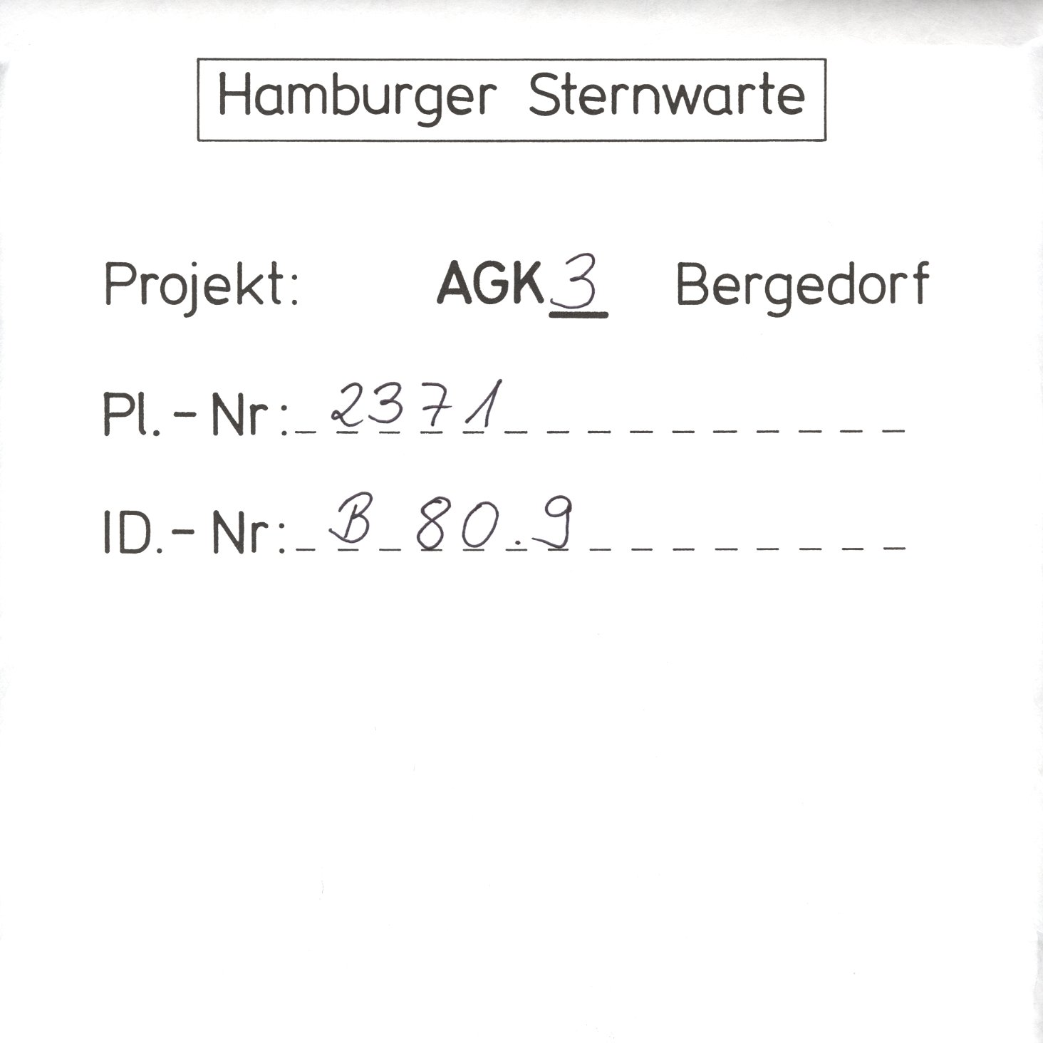 Plattenhuelle AG02371