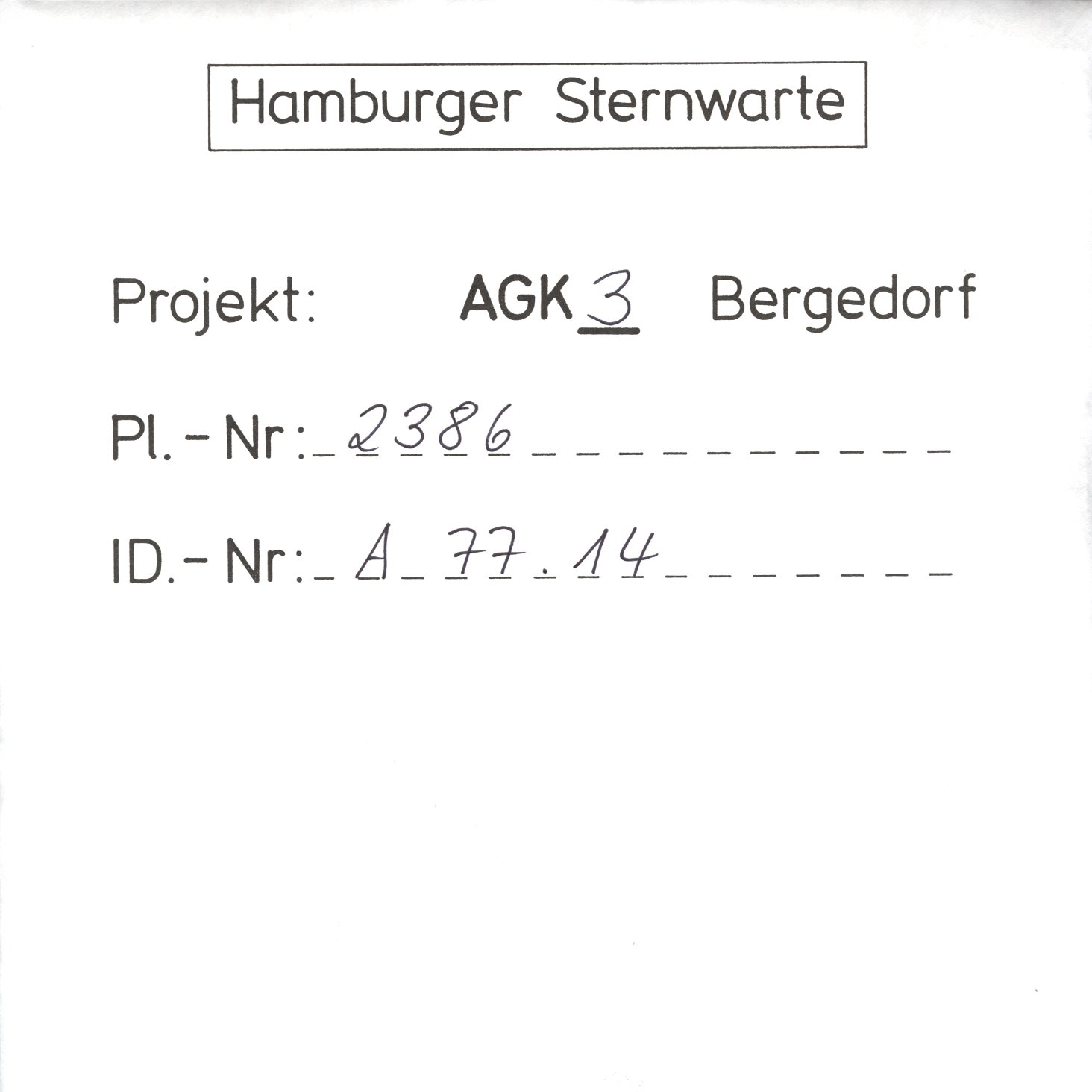 Plattenhuelle AG02386