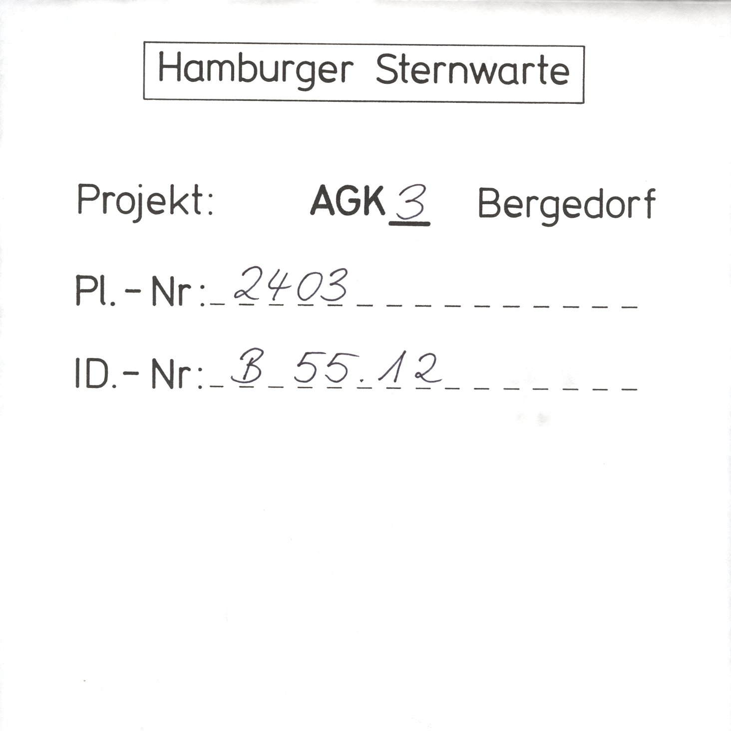 Plattenhuelle AG02403