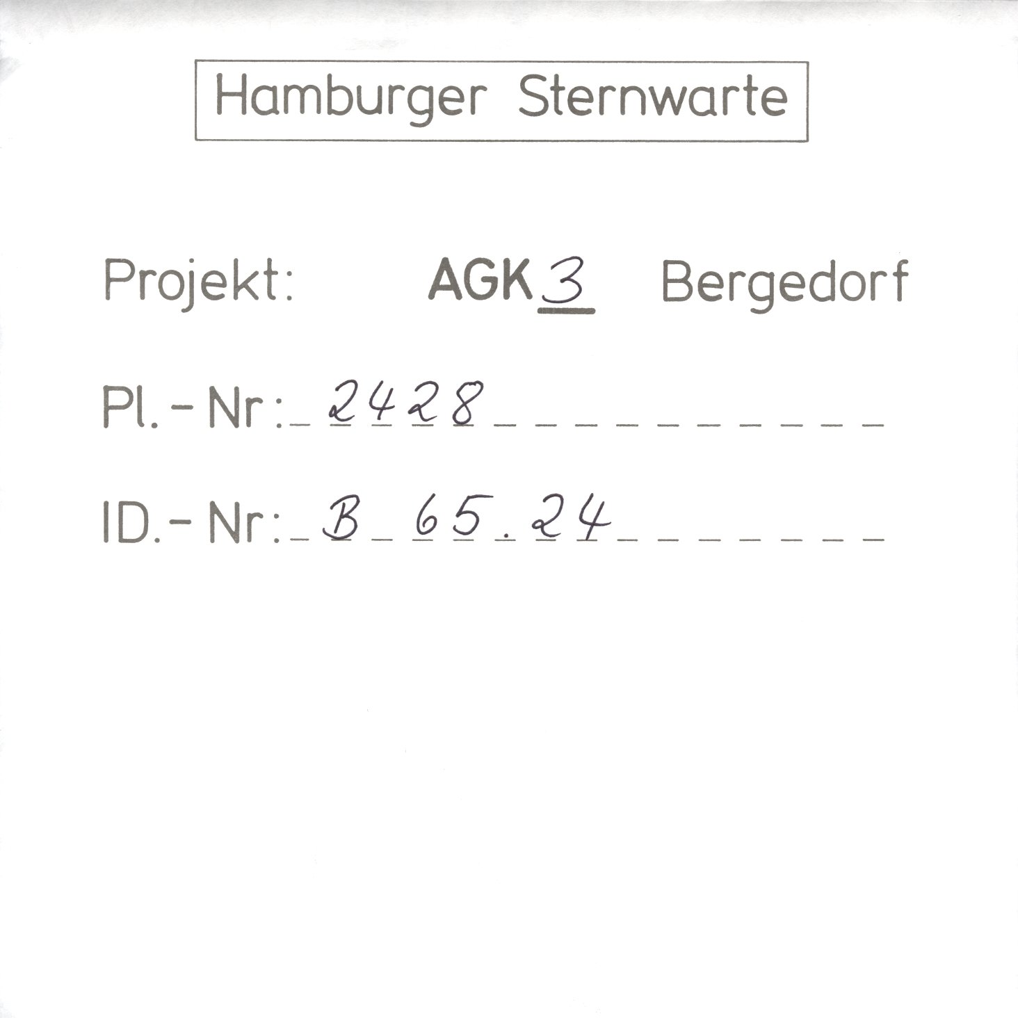 Plattenhuelle AG02428