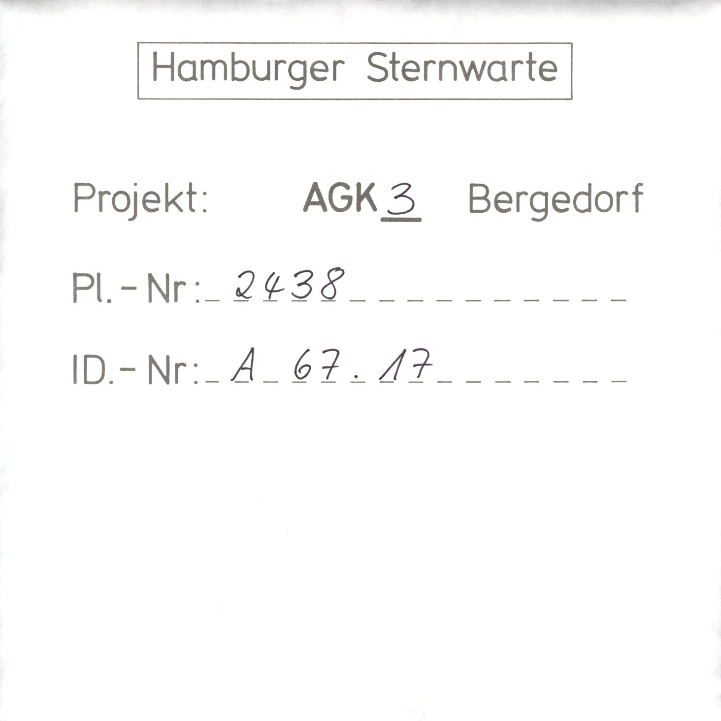 Plattenhuelle AG02438