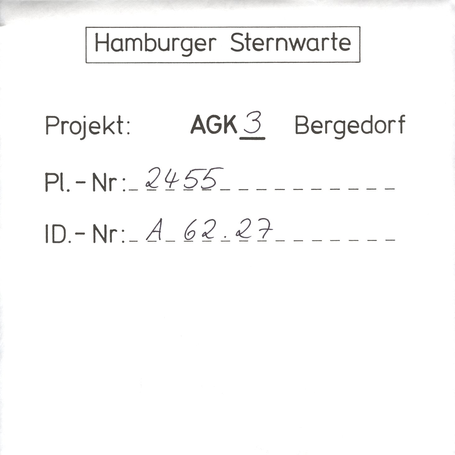 Plattenhuelle AG02455