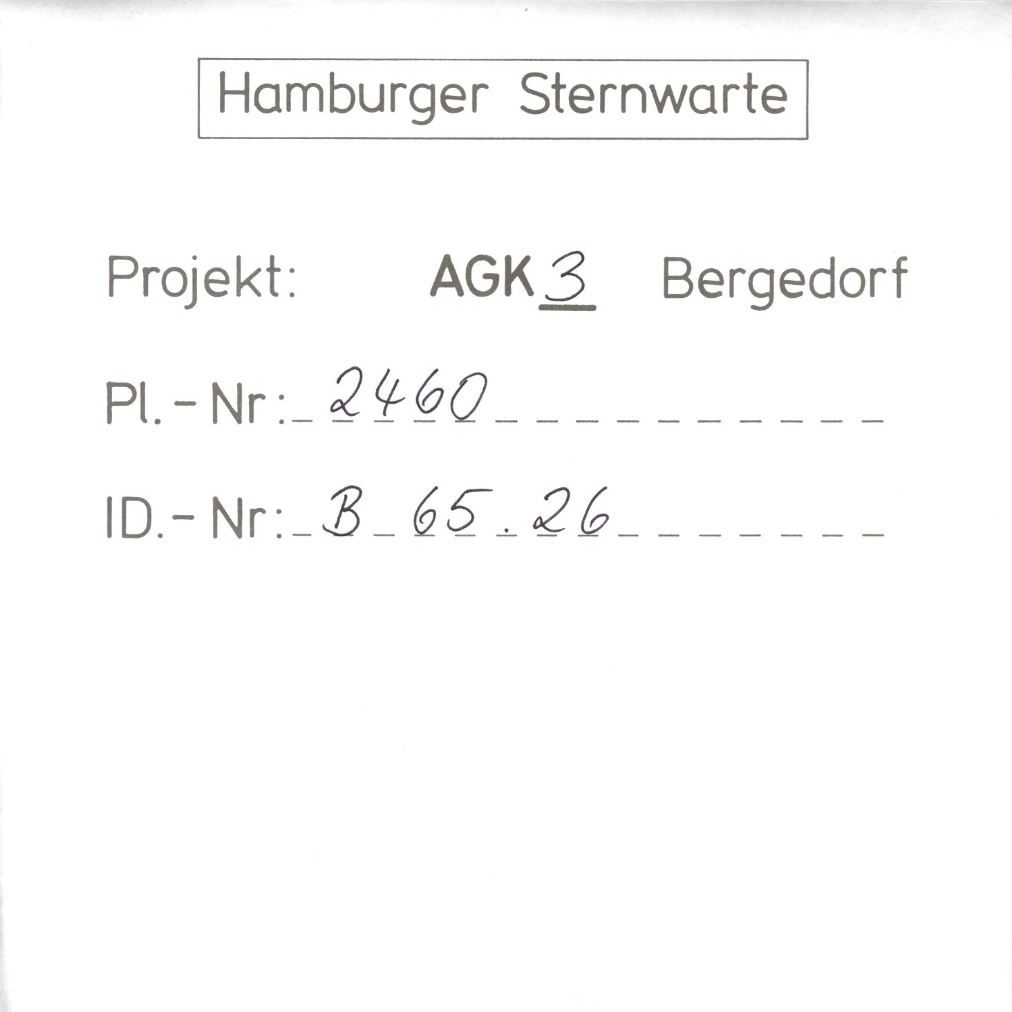 Plattenhuelle AG02460