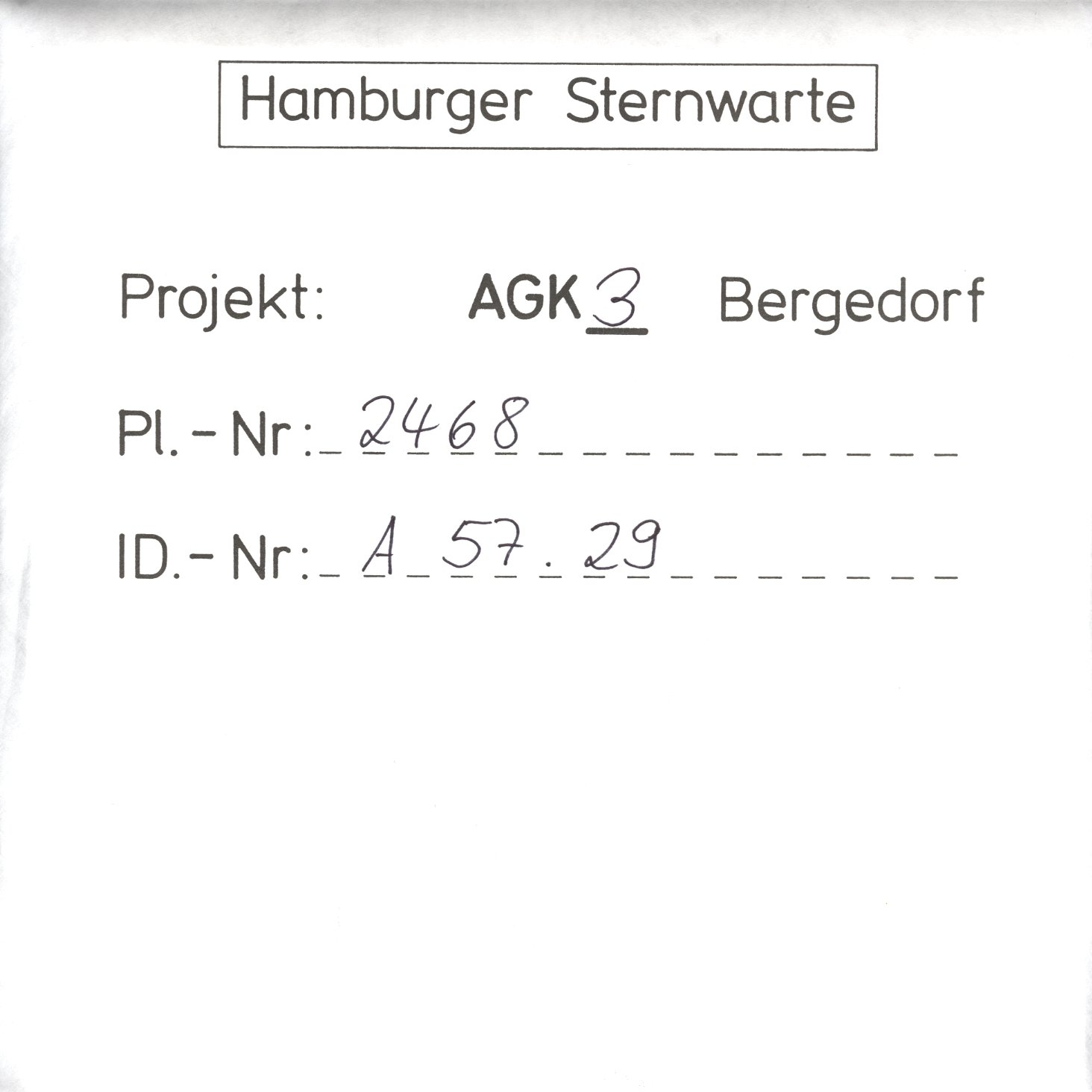 Plattenhuelle AG02468