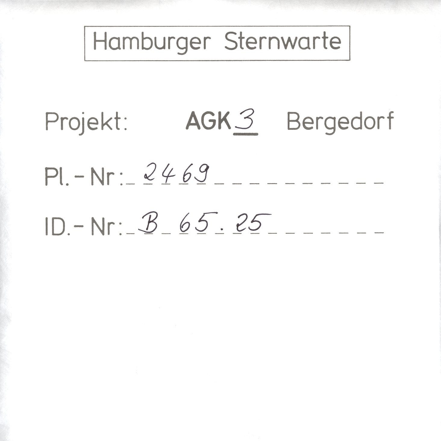 Plattenhuelle AG02469