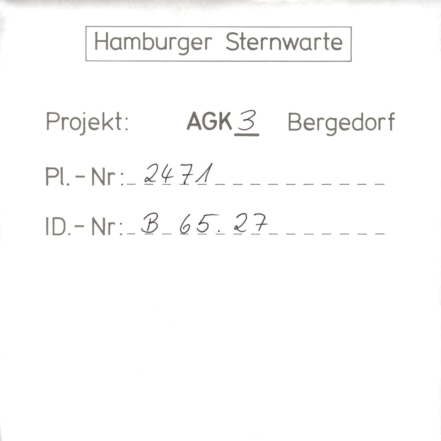Plattenhuelle AG02471