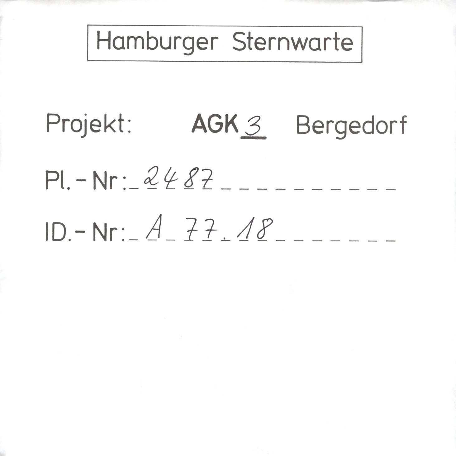 Plattenhuelle AG02487