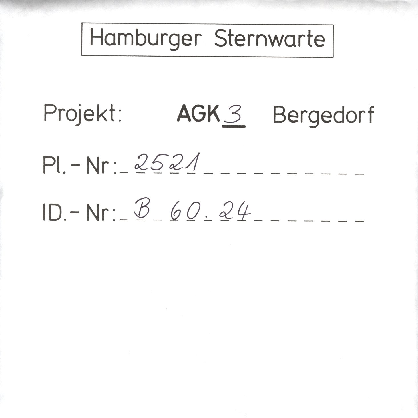 Plattenhuelle AG02521