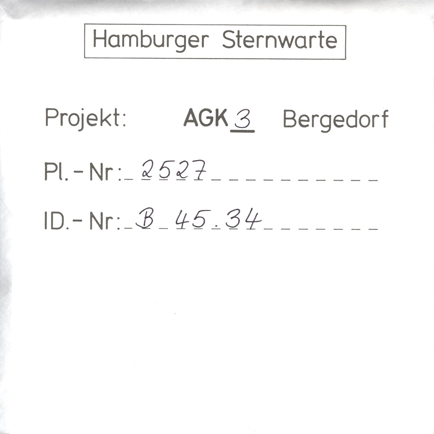 Plattenhuelle AG02527