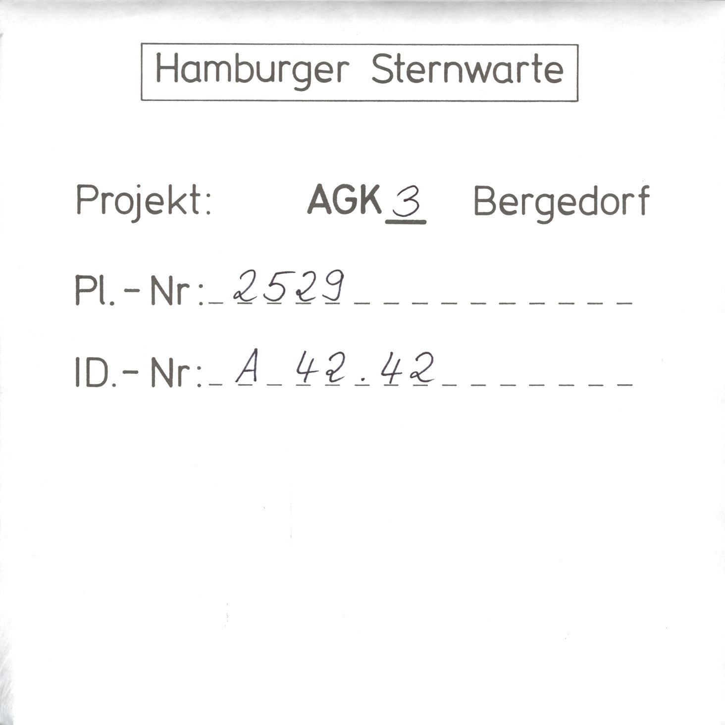 Plattenhuelle AG02529