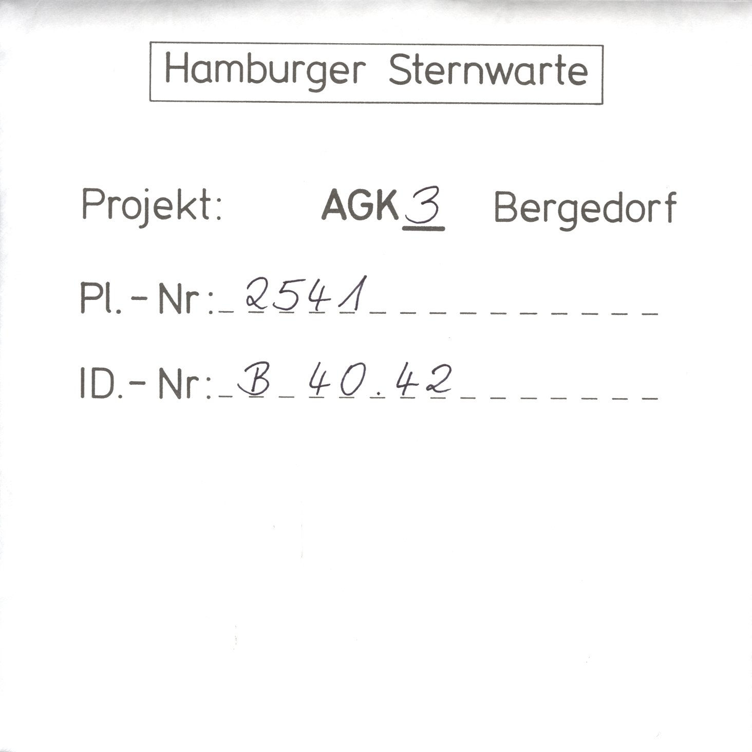 Plattenhuelle AG02541