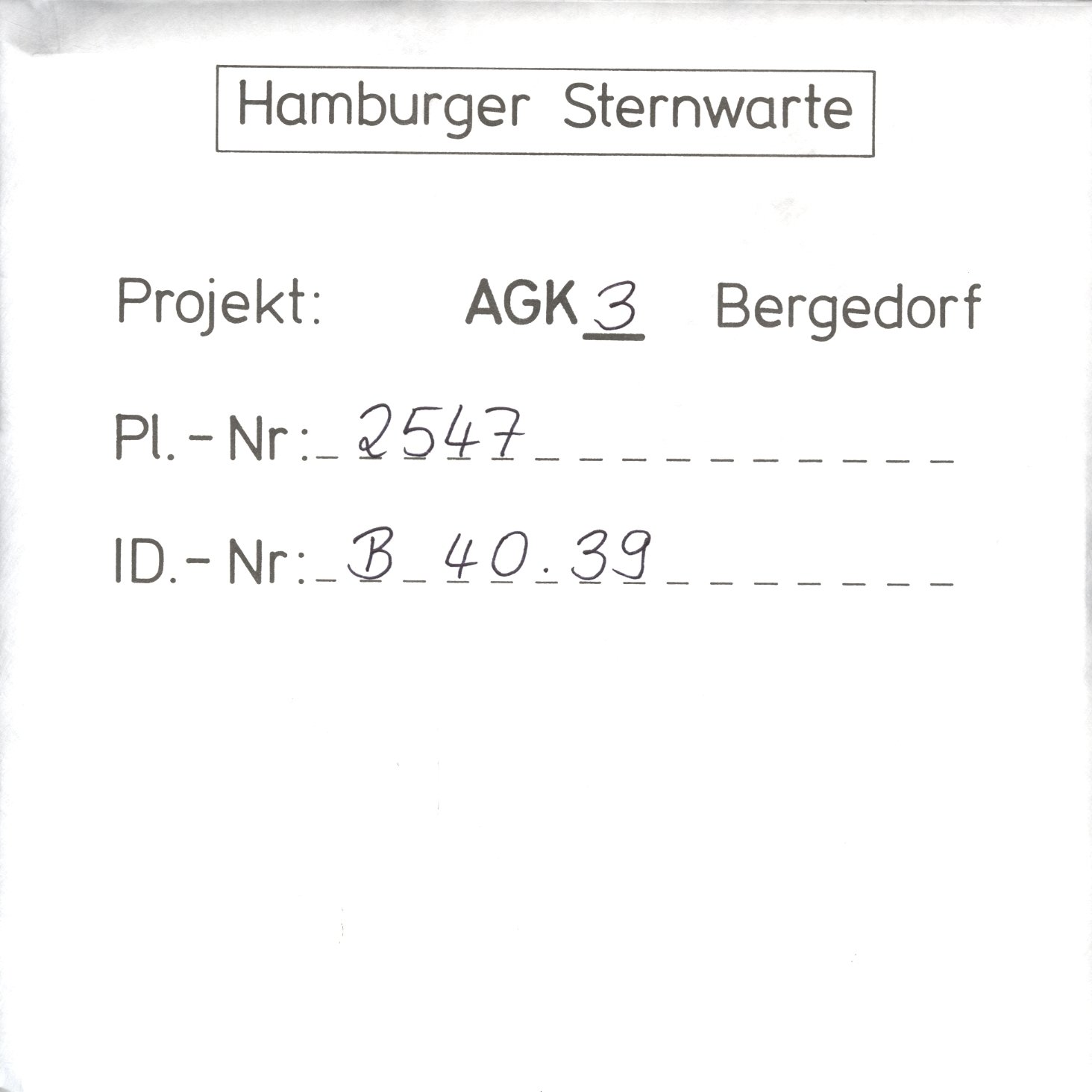 Plattenhuelle AG02547