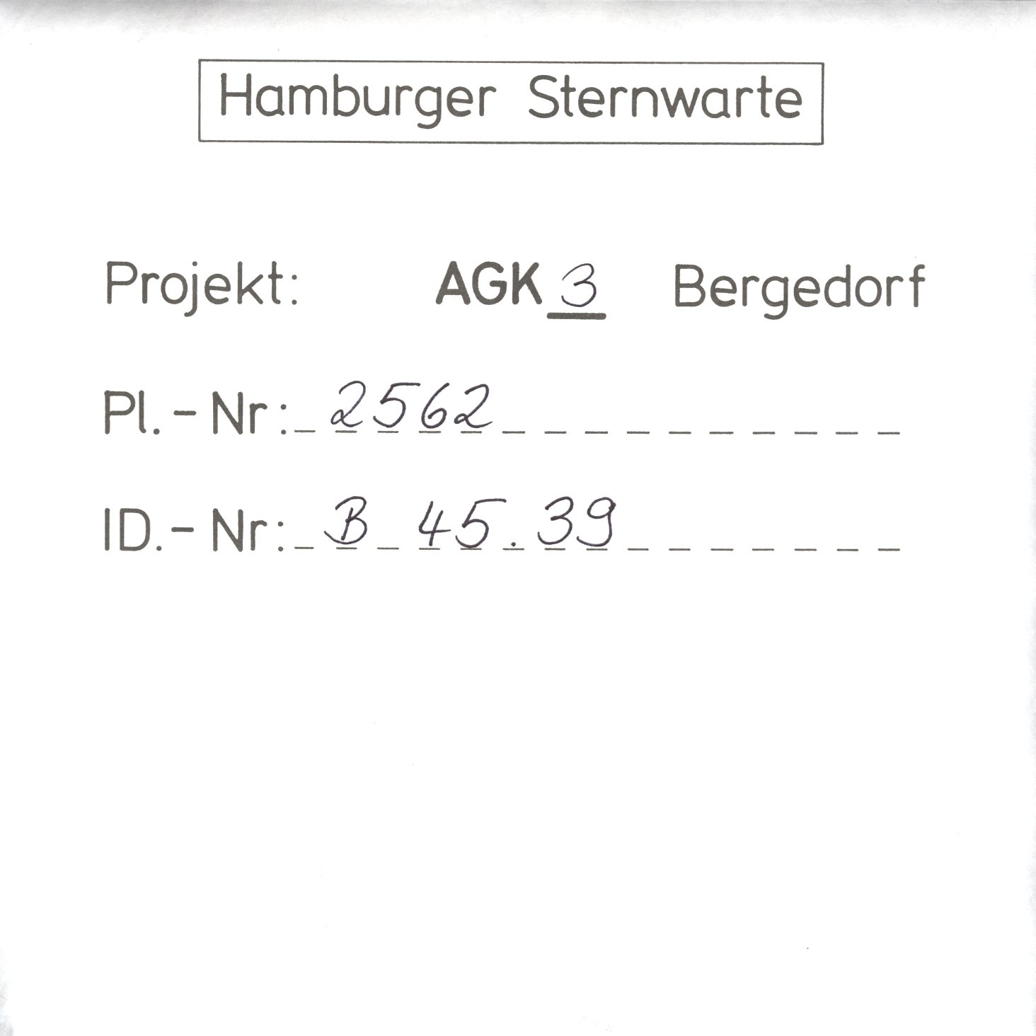 Plattenhuelle AG02562