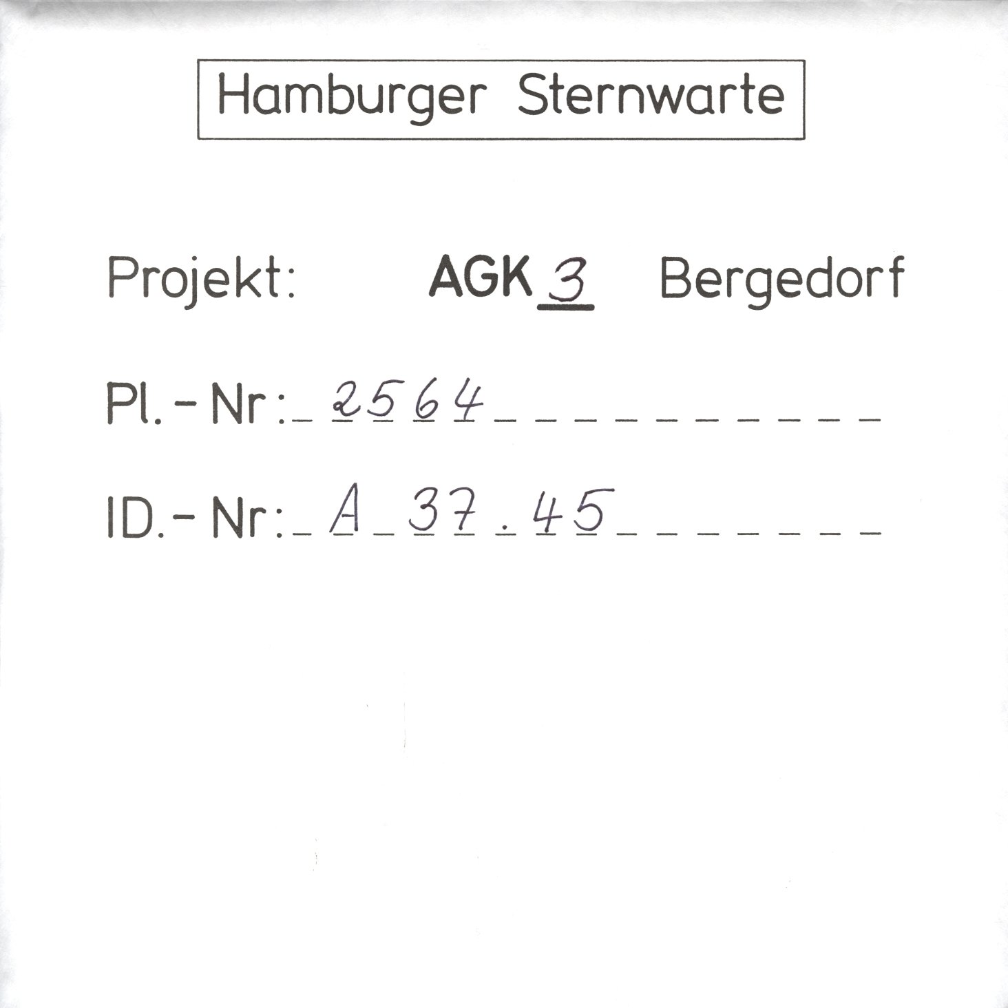 Plattenhuelle AG02564