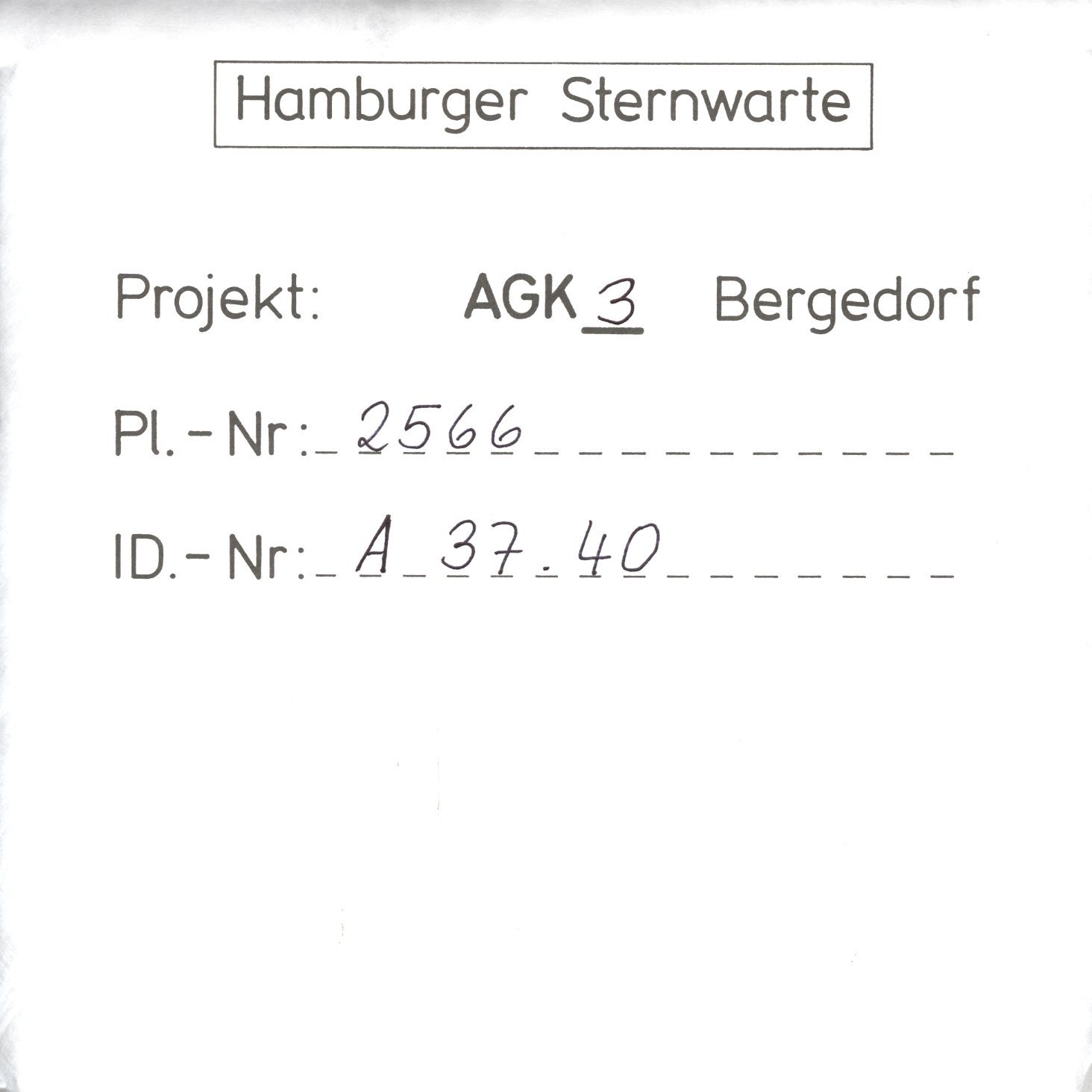 Plattenhuelle AG02566