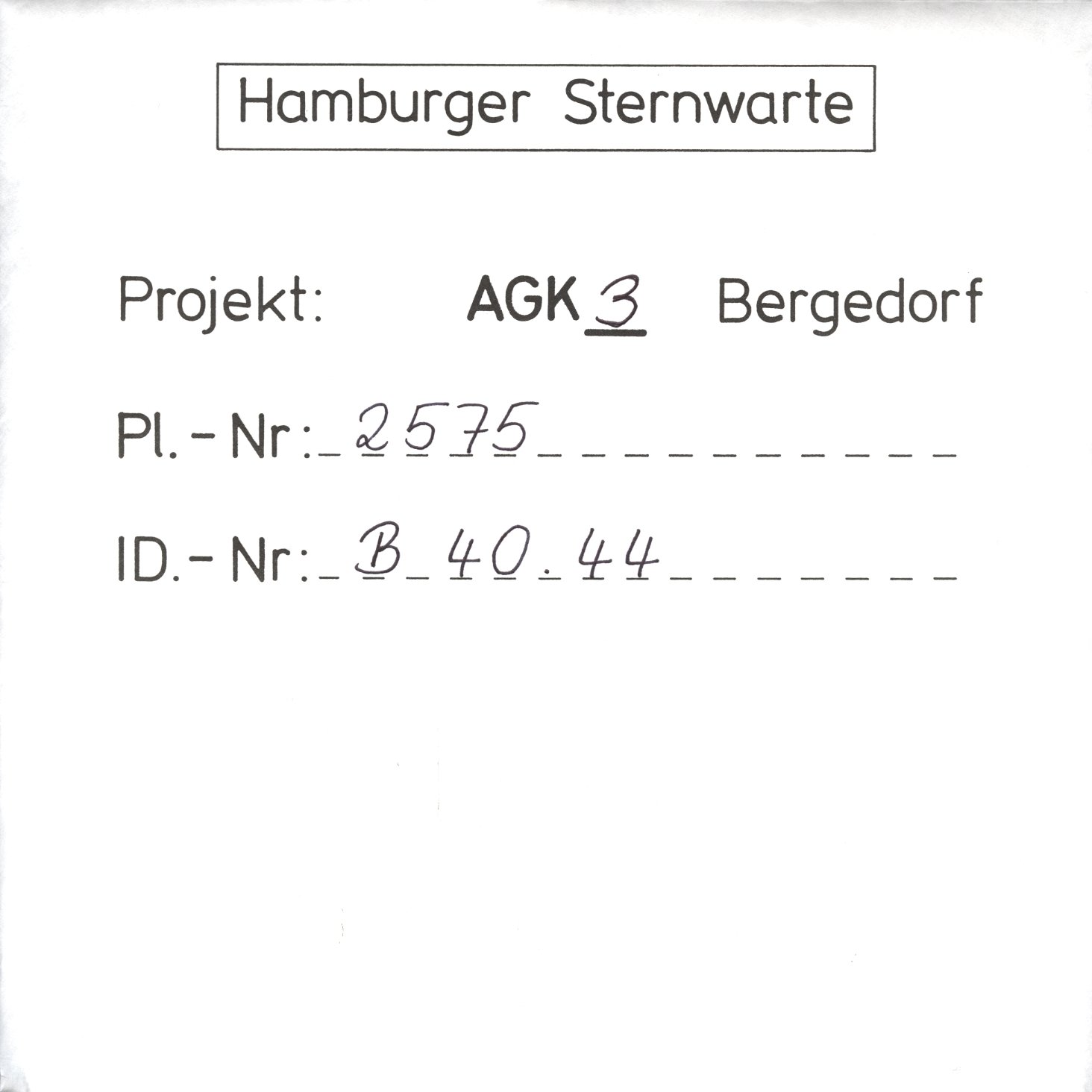 Plattenhuelle AG02575