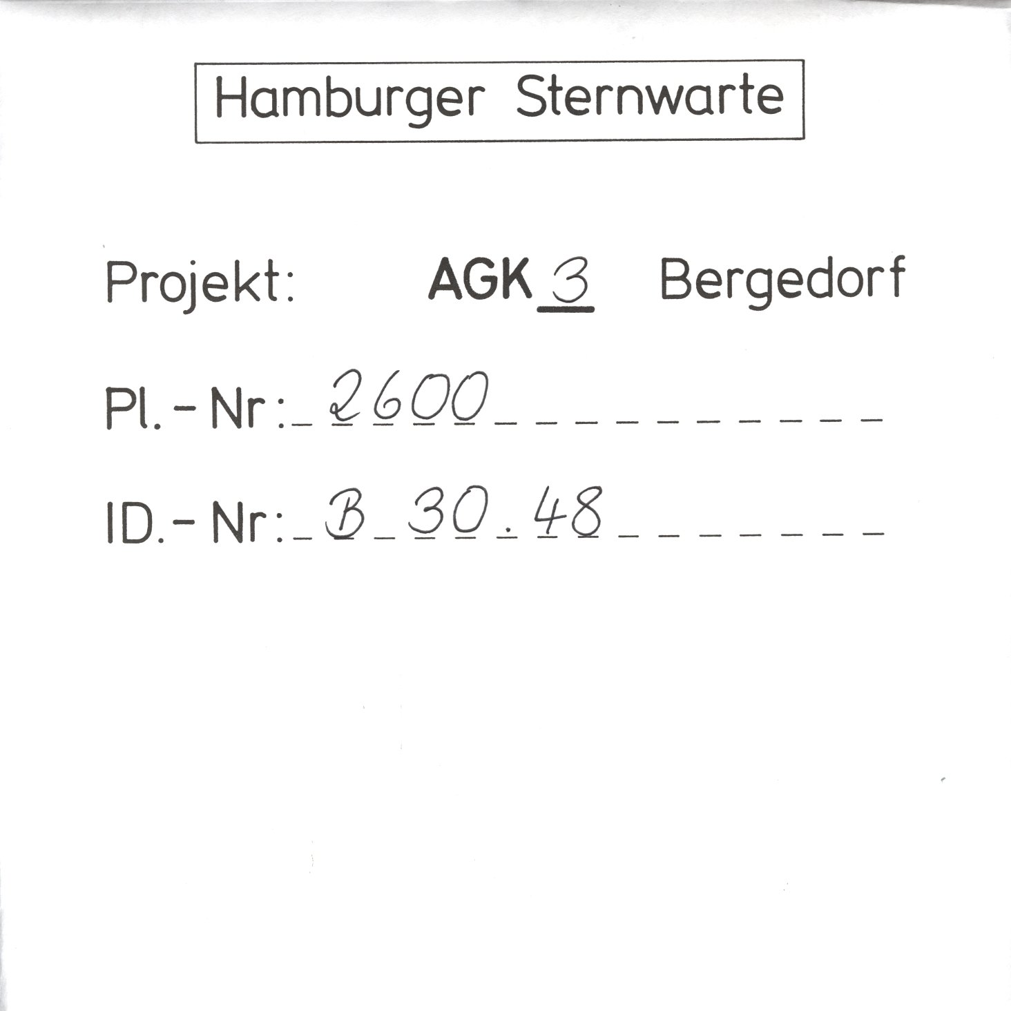 Plattenhuelle AG02600