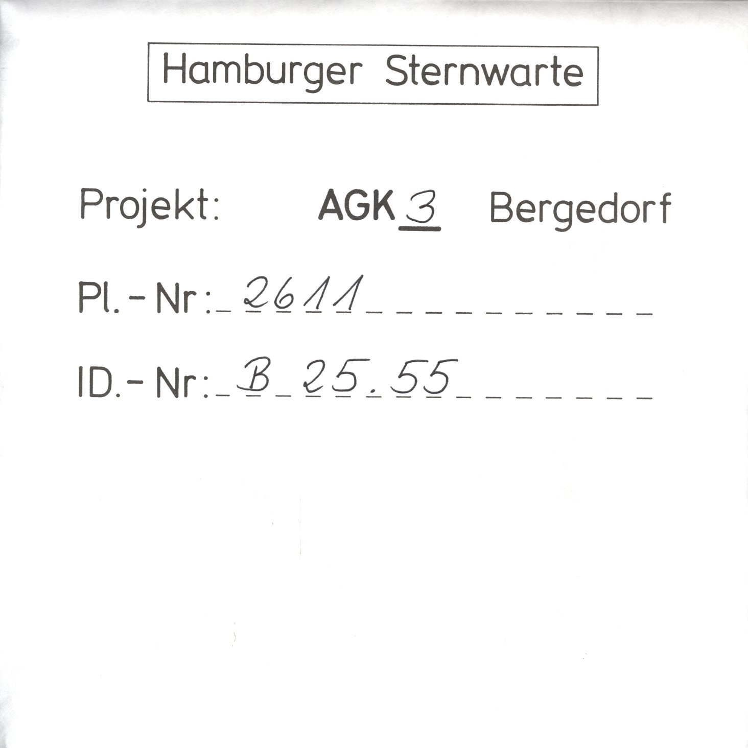 Plattenhuelle AG02611
