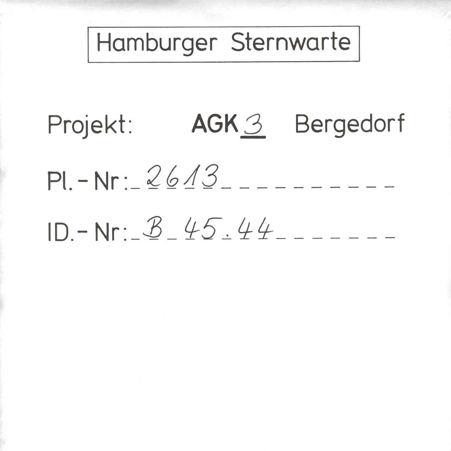 Plattenhuelle AG02613