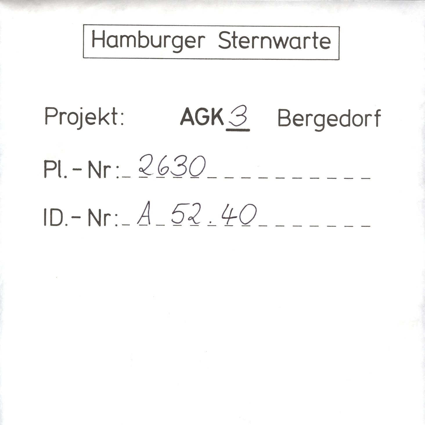 Plattenhuelle AG02630