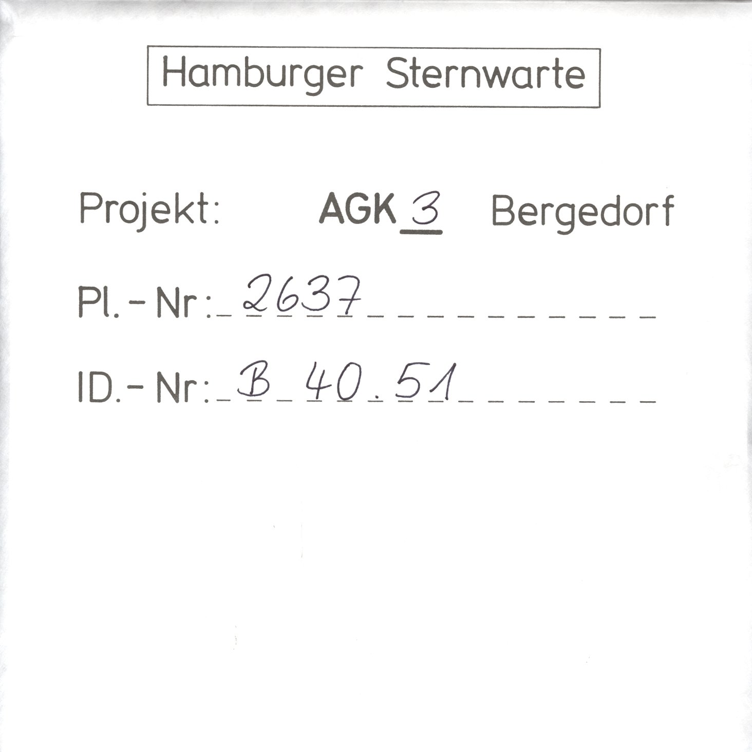 Plattenhuelle AG02637